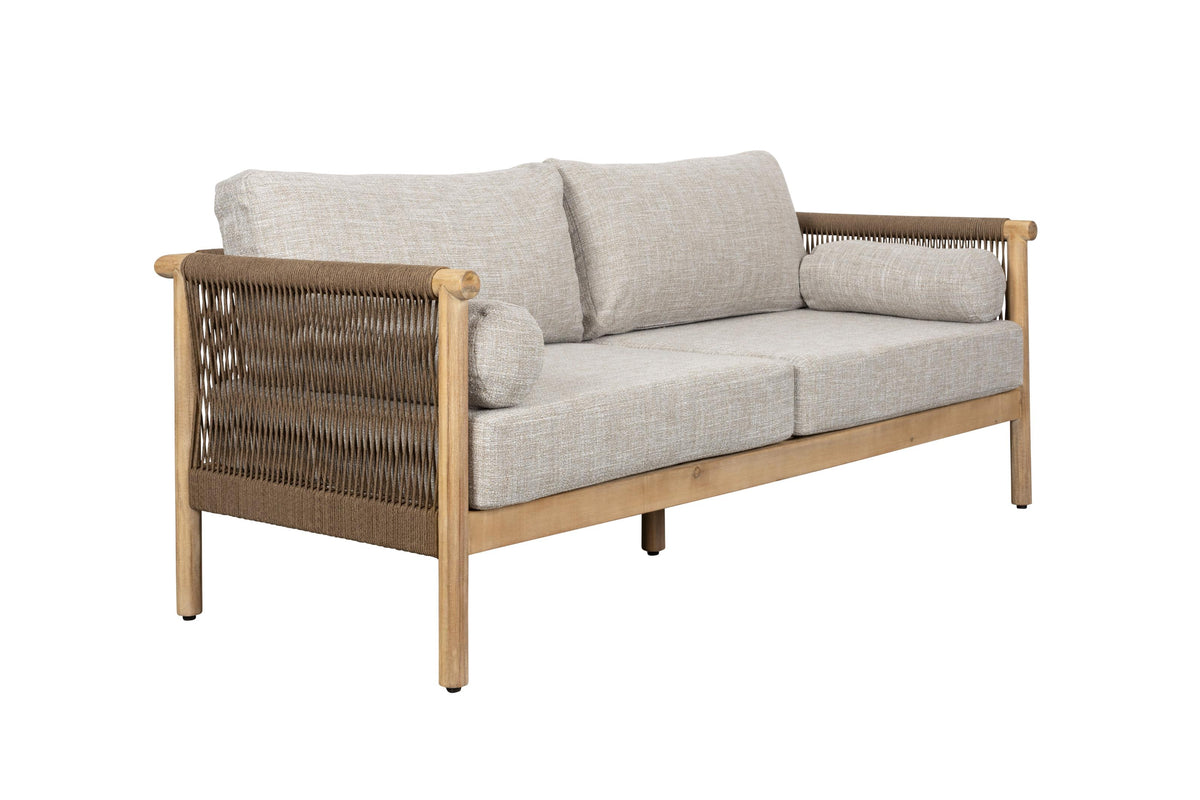 Gartenmöbelset OASIS grau mit Akazienholz