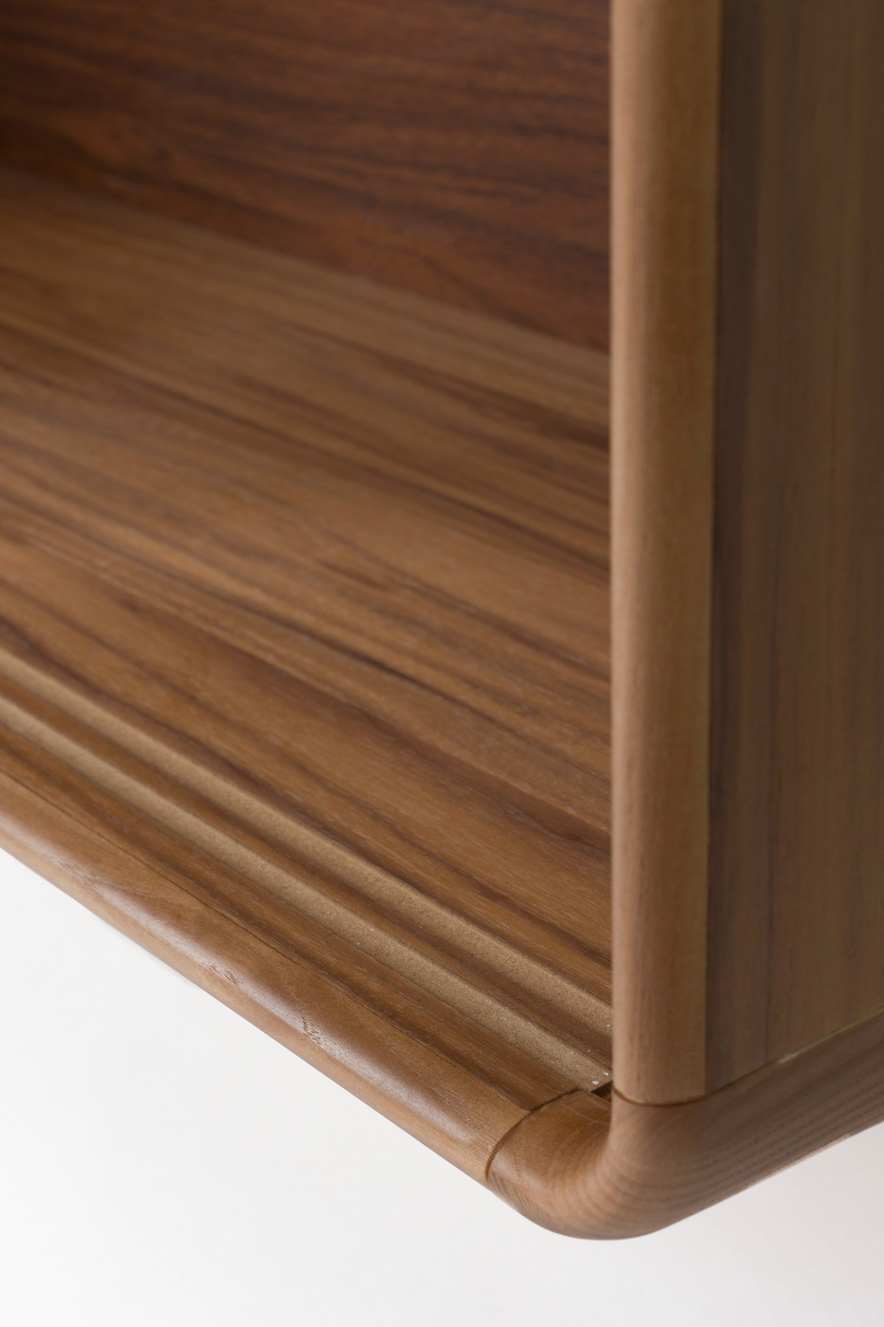 Regal RISE dunkles Furnier