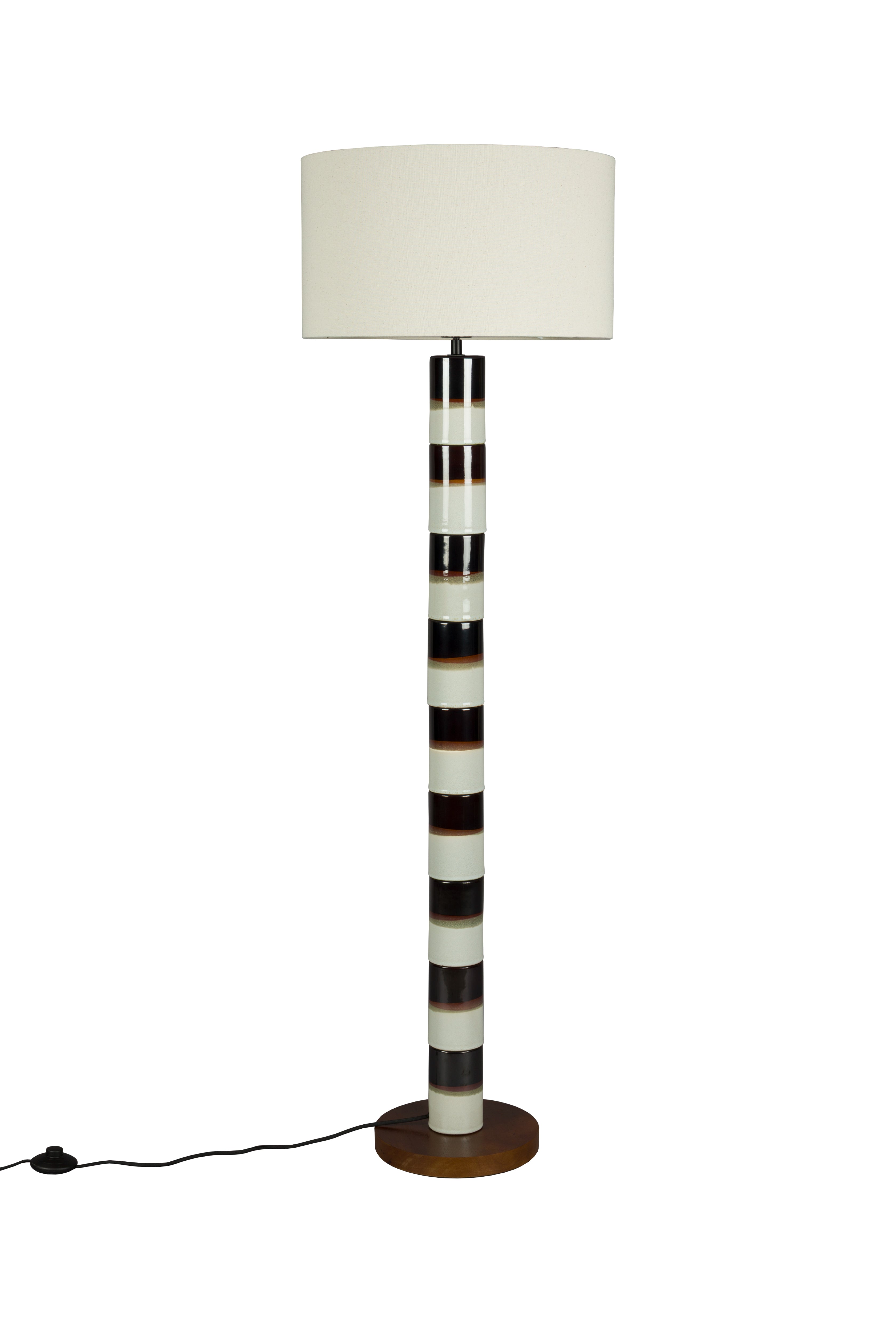 VERTIGO lamp white with black