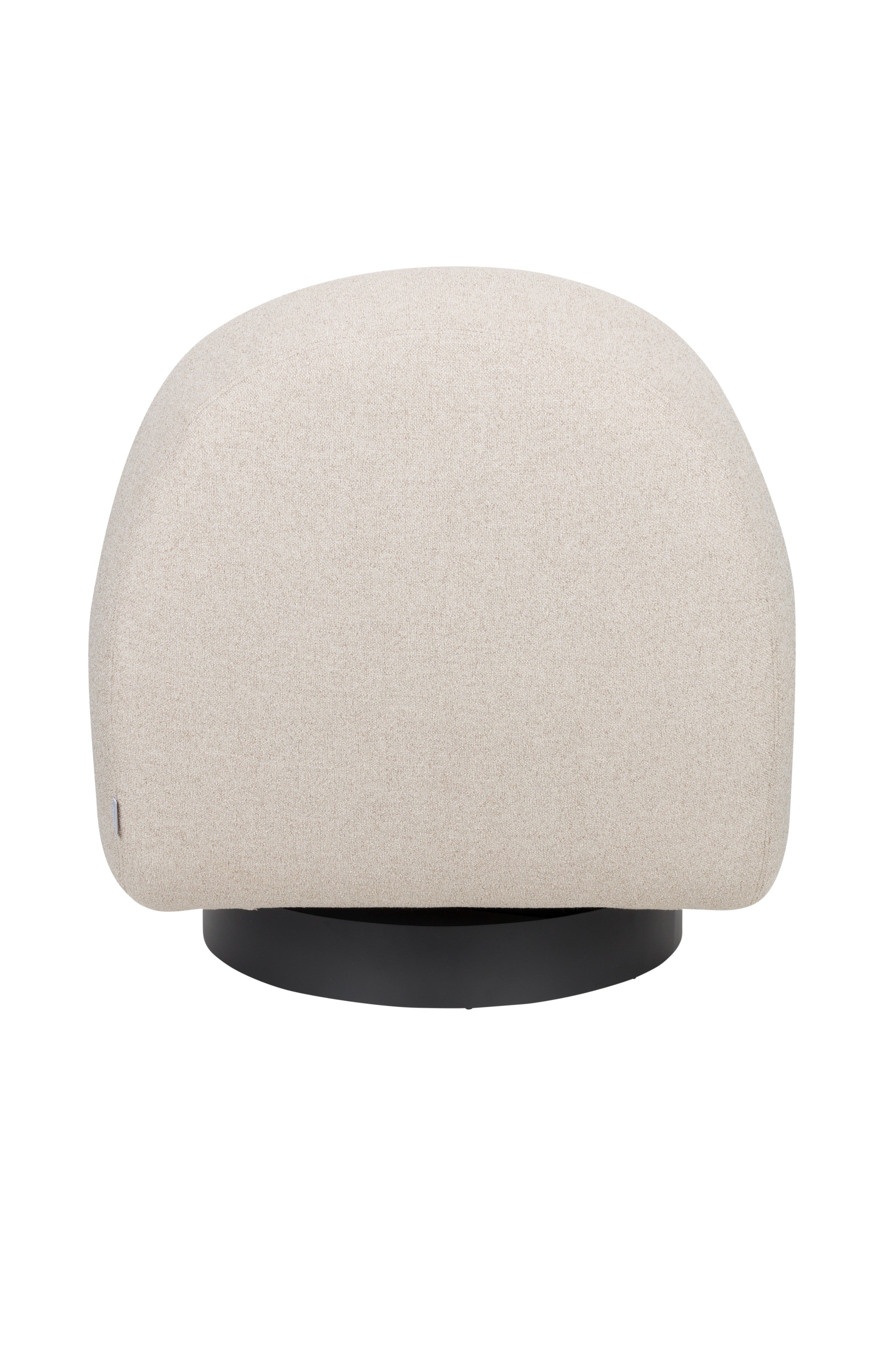 EDEN armchair cappuccino with black base