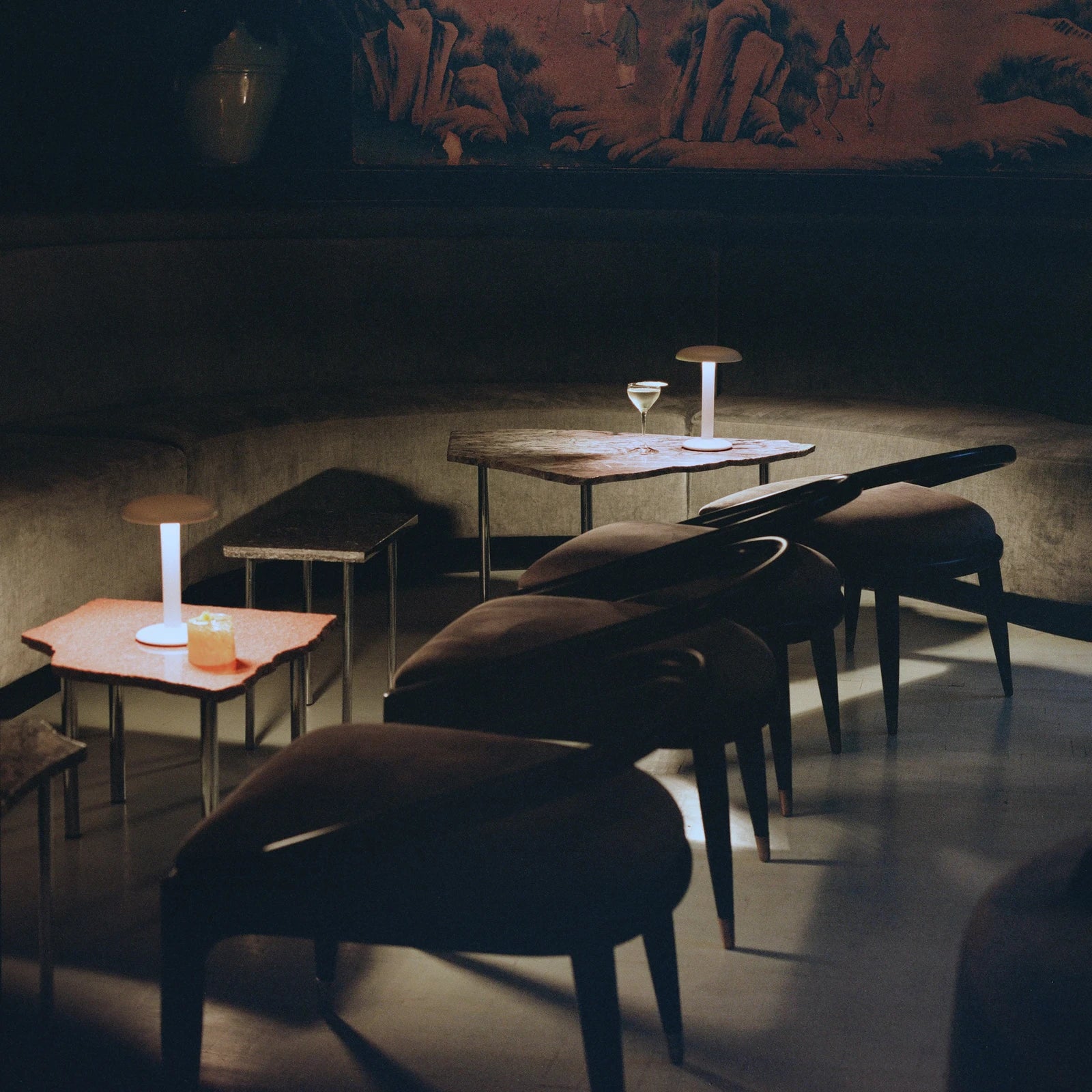 Tragbare Lampe GUSTAVE HOSPITALITY weiß