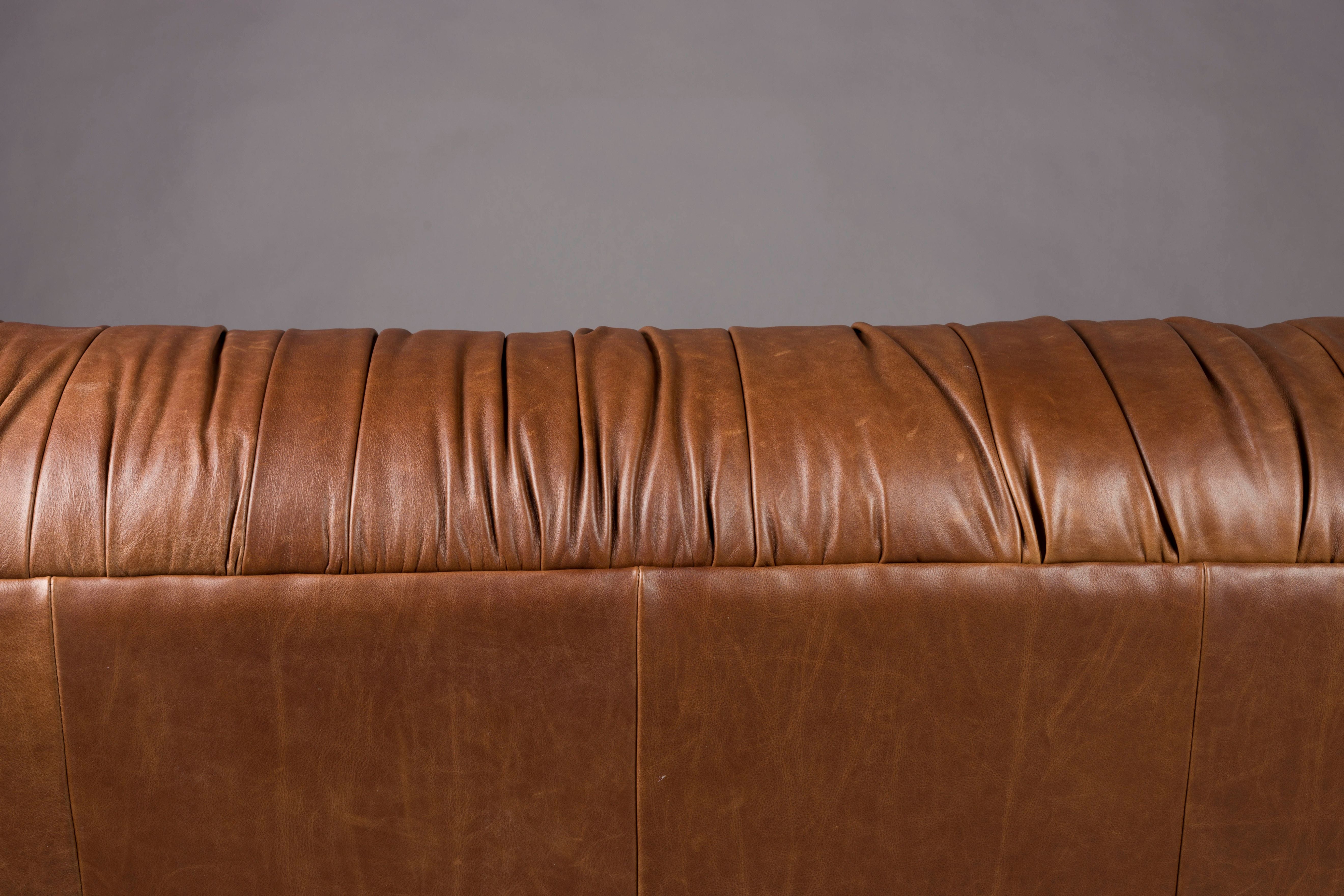 DOUGLAS Sofa chocolate leather