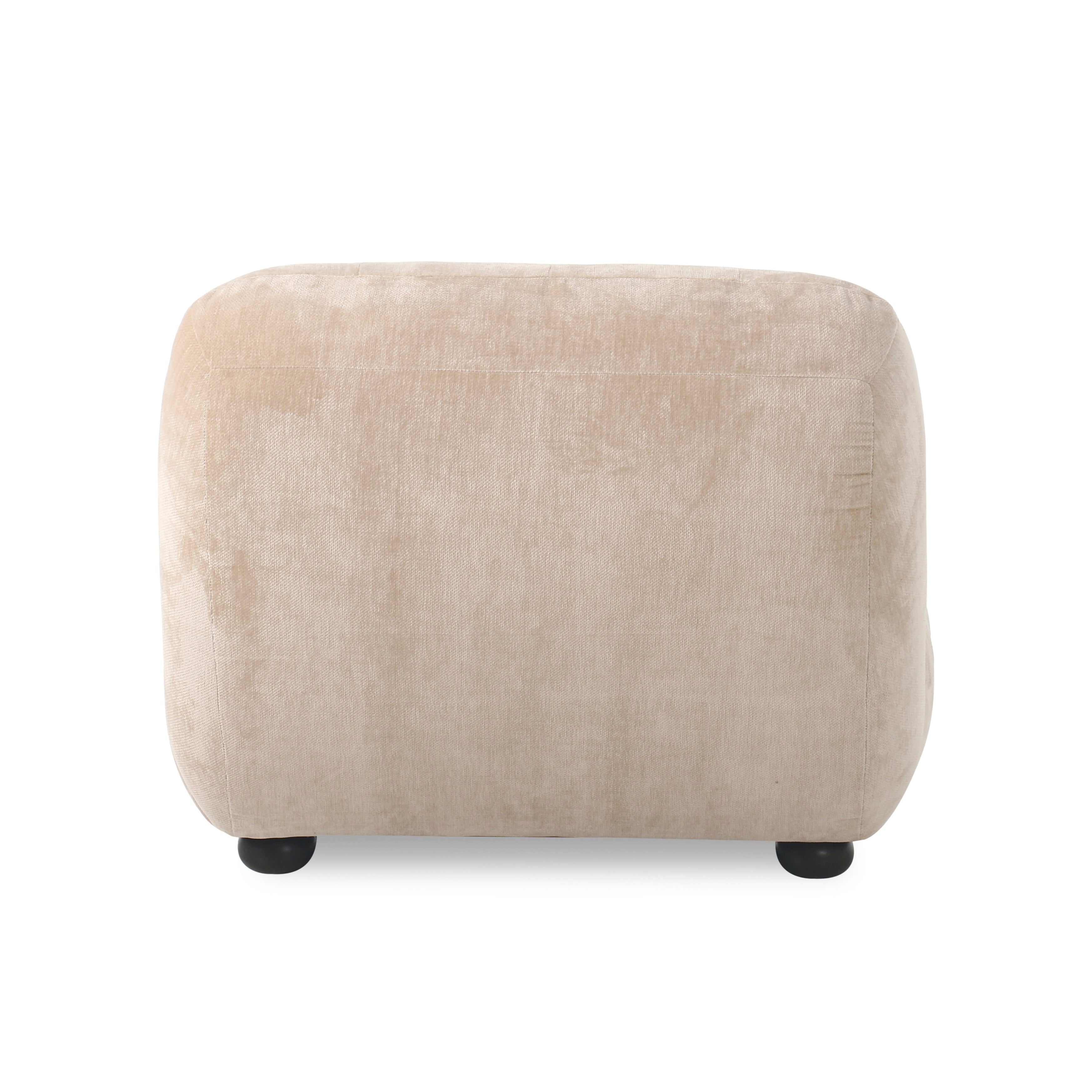 Sessel WYATT beige Samt