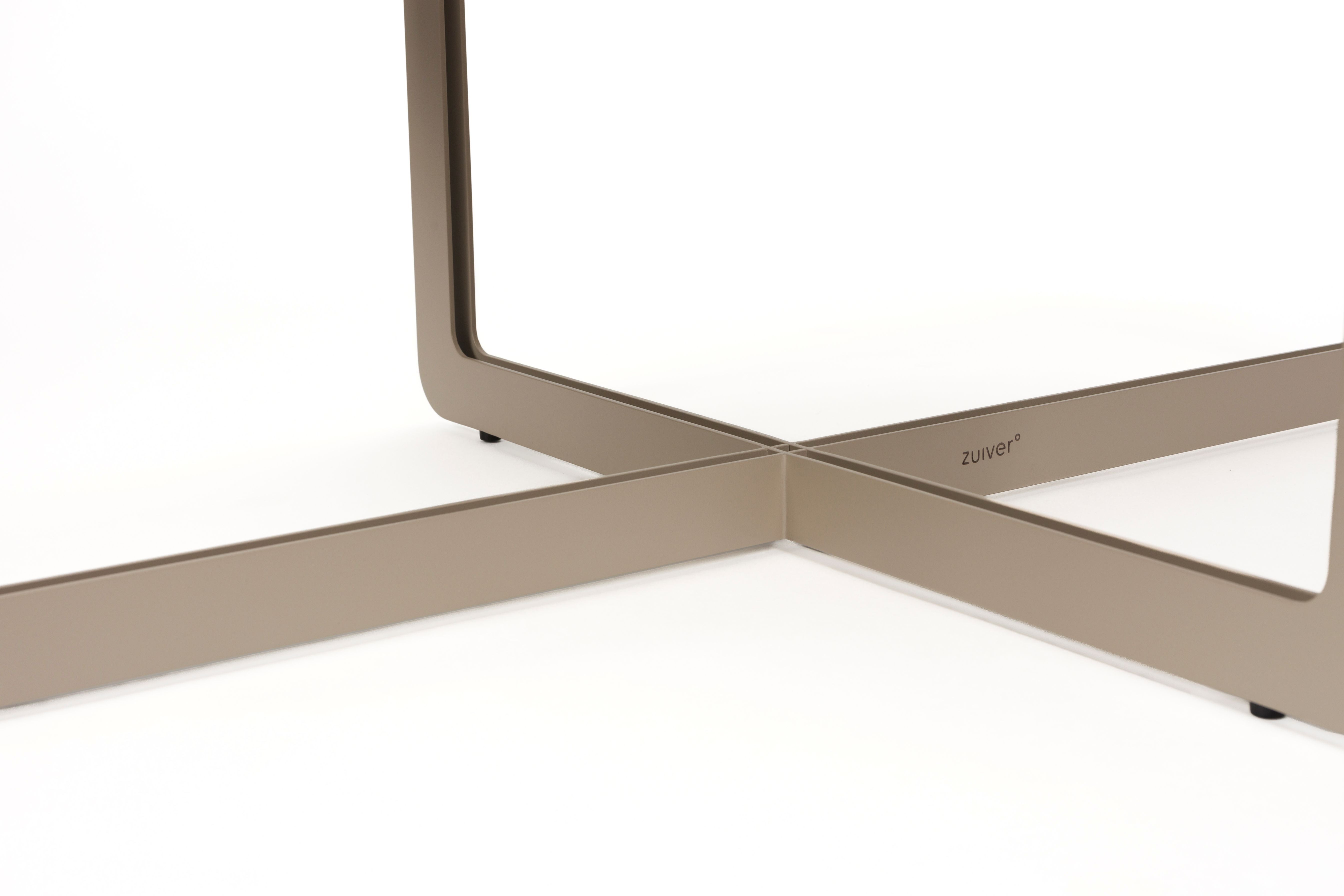 CENTRE OVAL beige coffee table