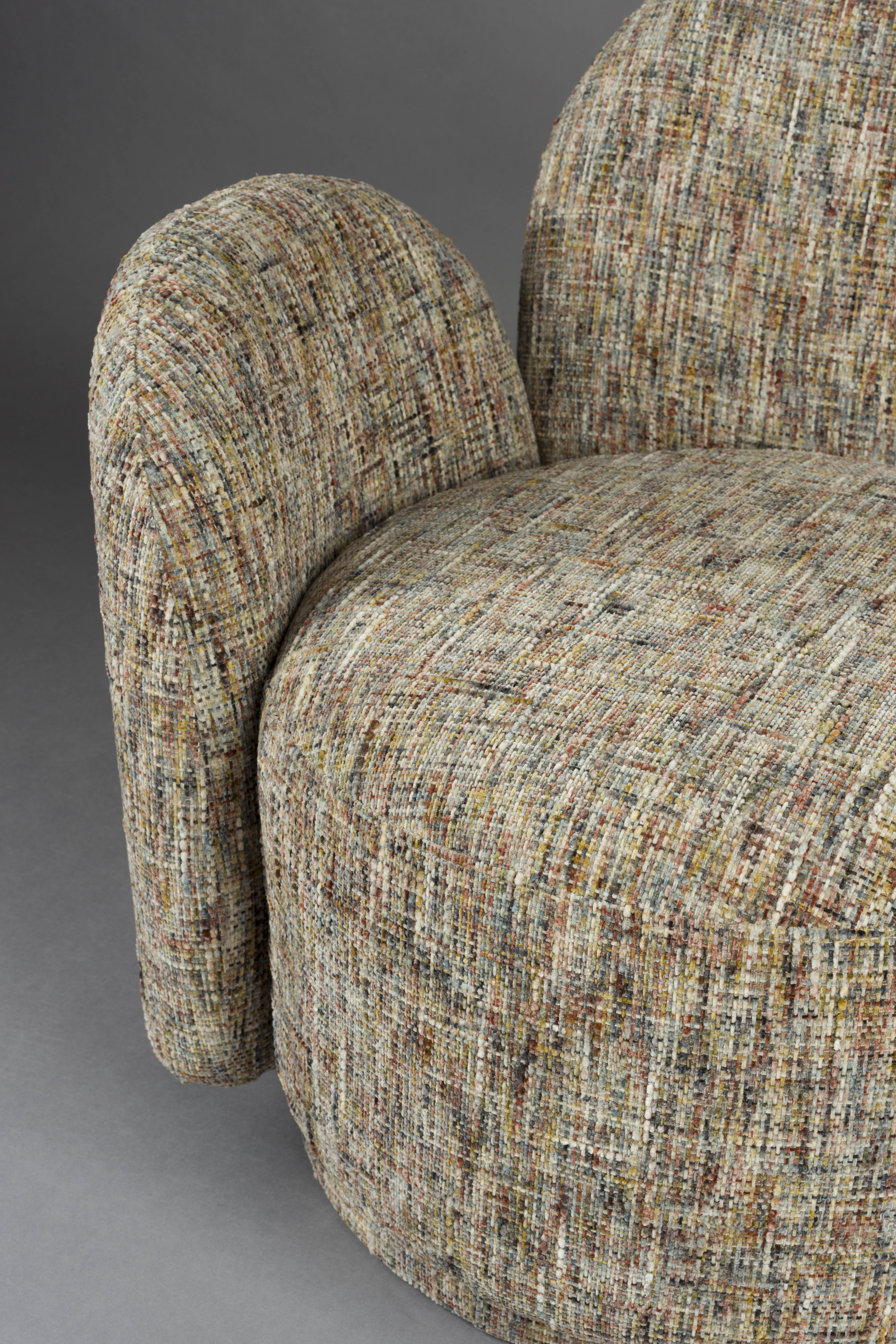 Drehstuhl ROSE braun meliert