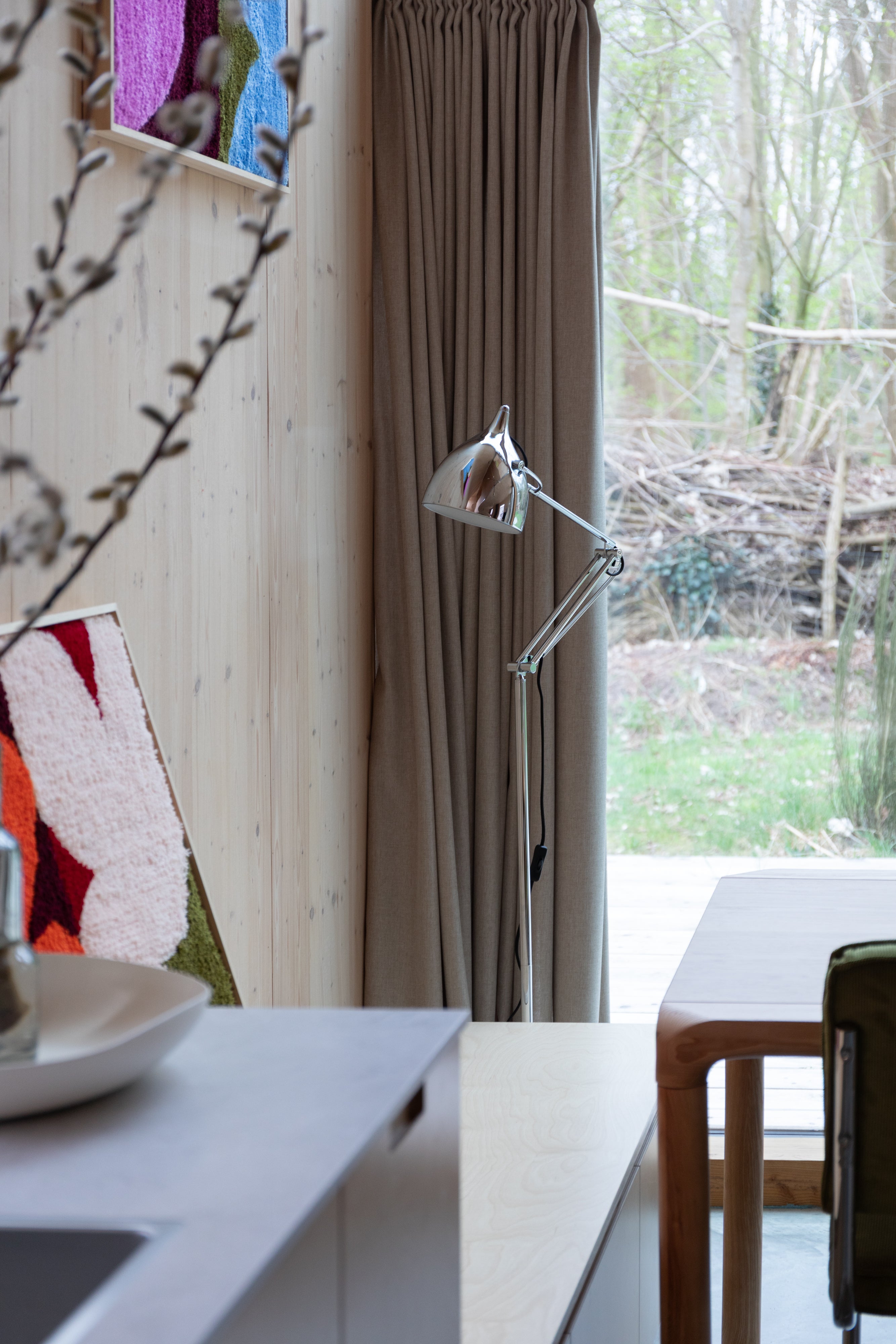 Stehlampe zum Lesen READER silber