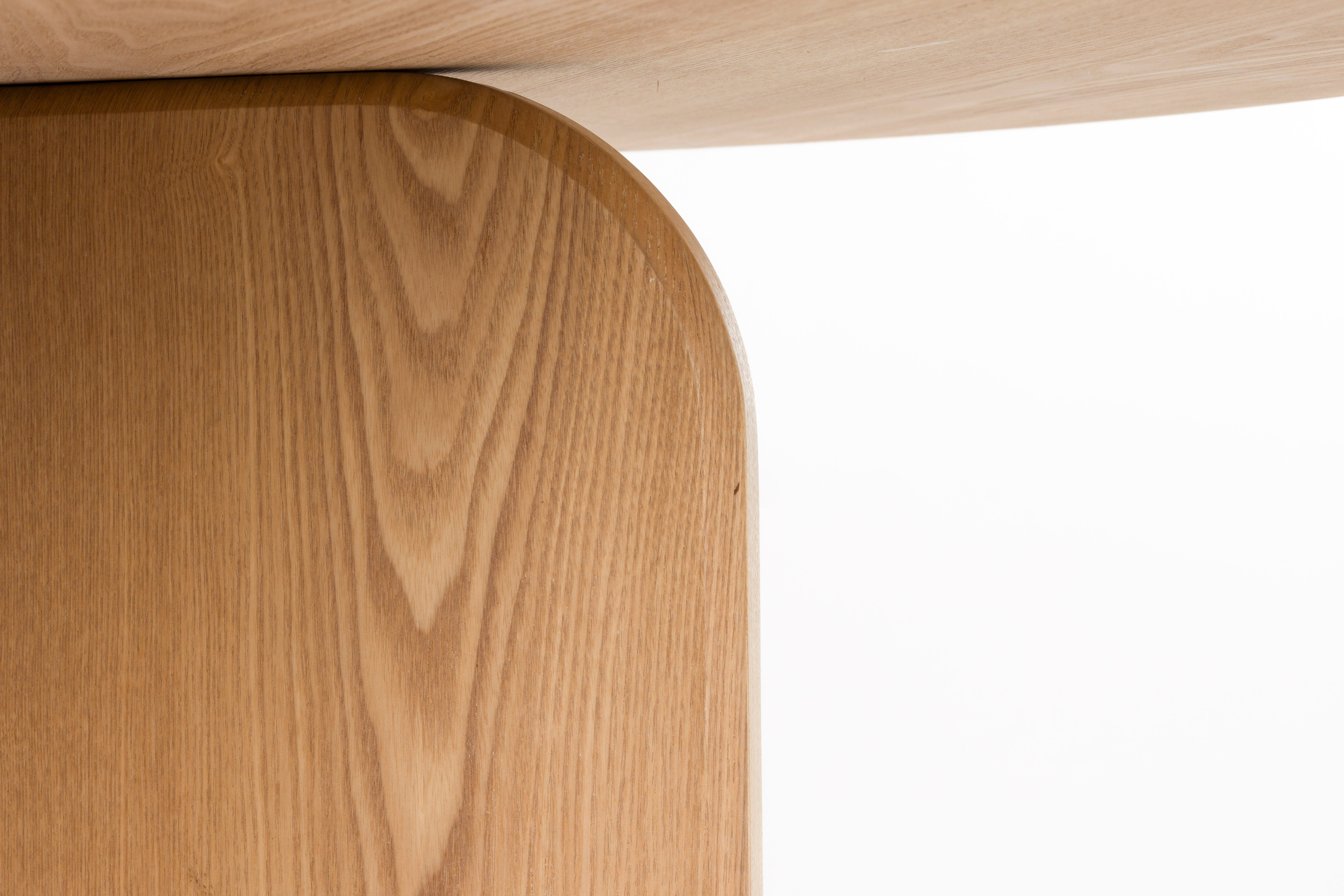 LAURENT light brown round table