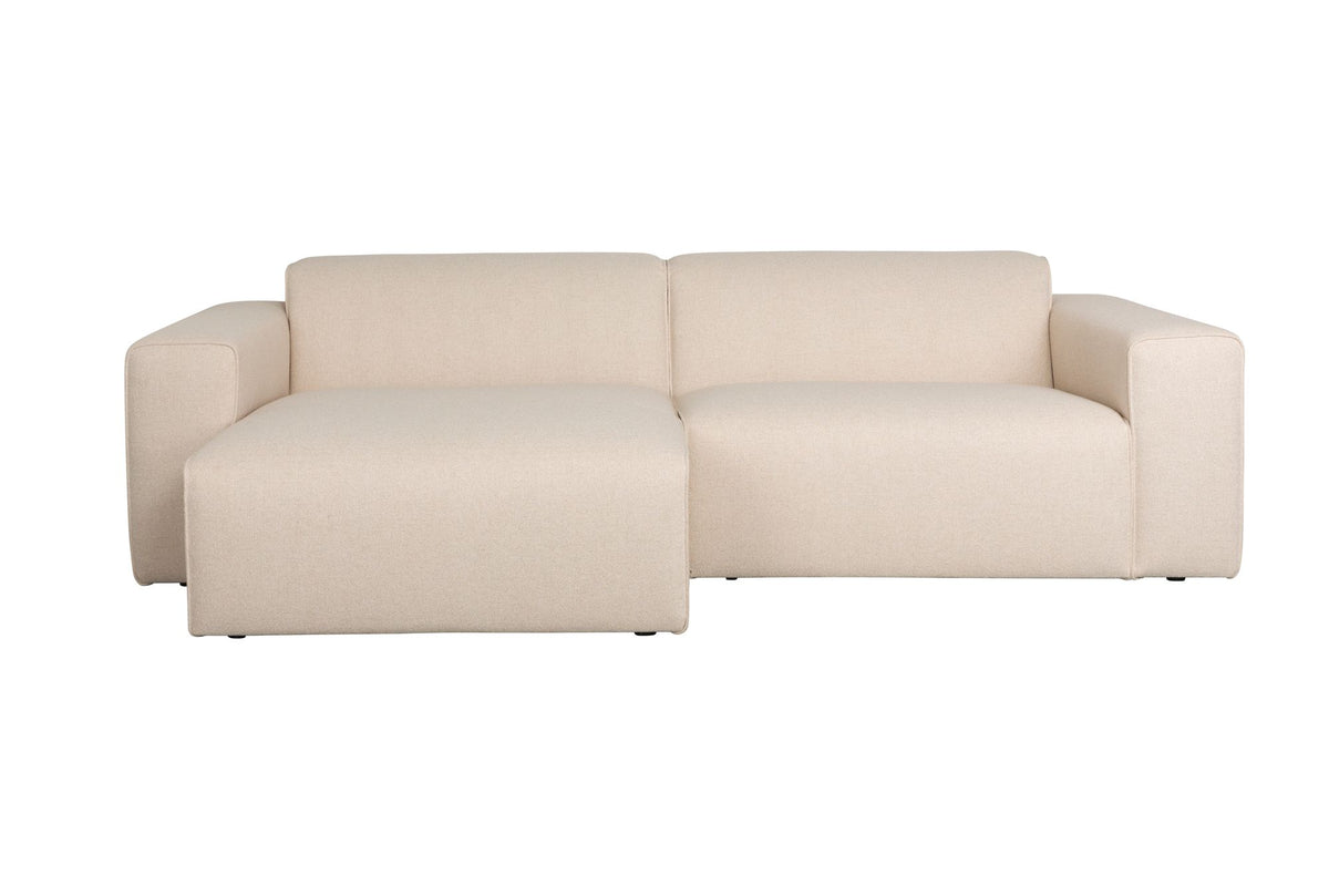 Sofa 3-osobowa MILKA piaskowy lewostronny – Zuiver
