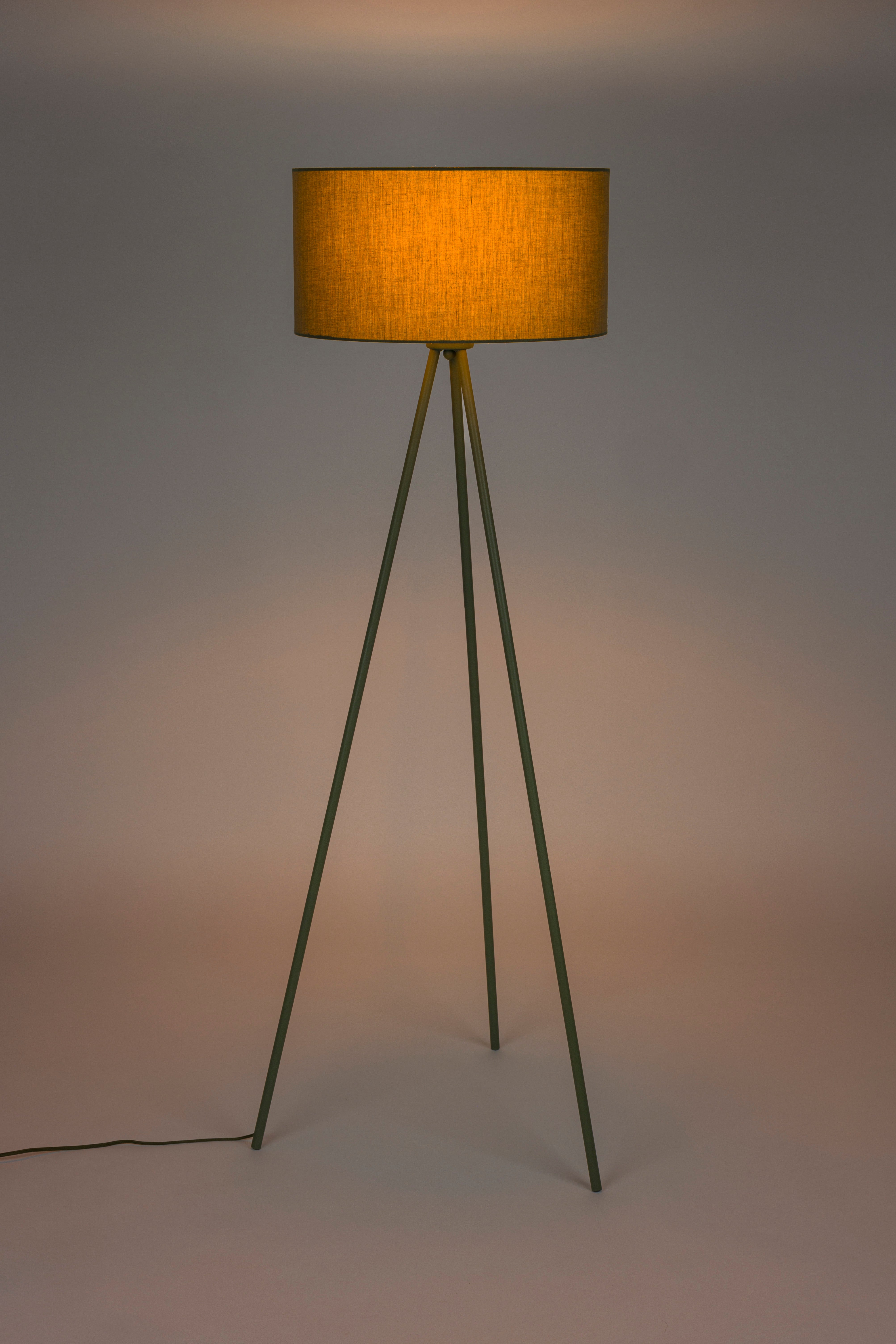 SUSIE green tripod floor lamp