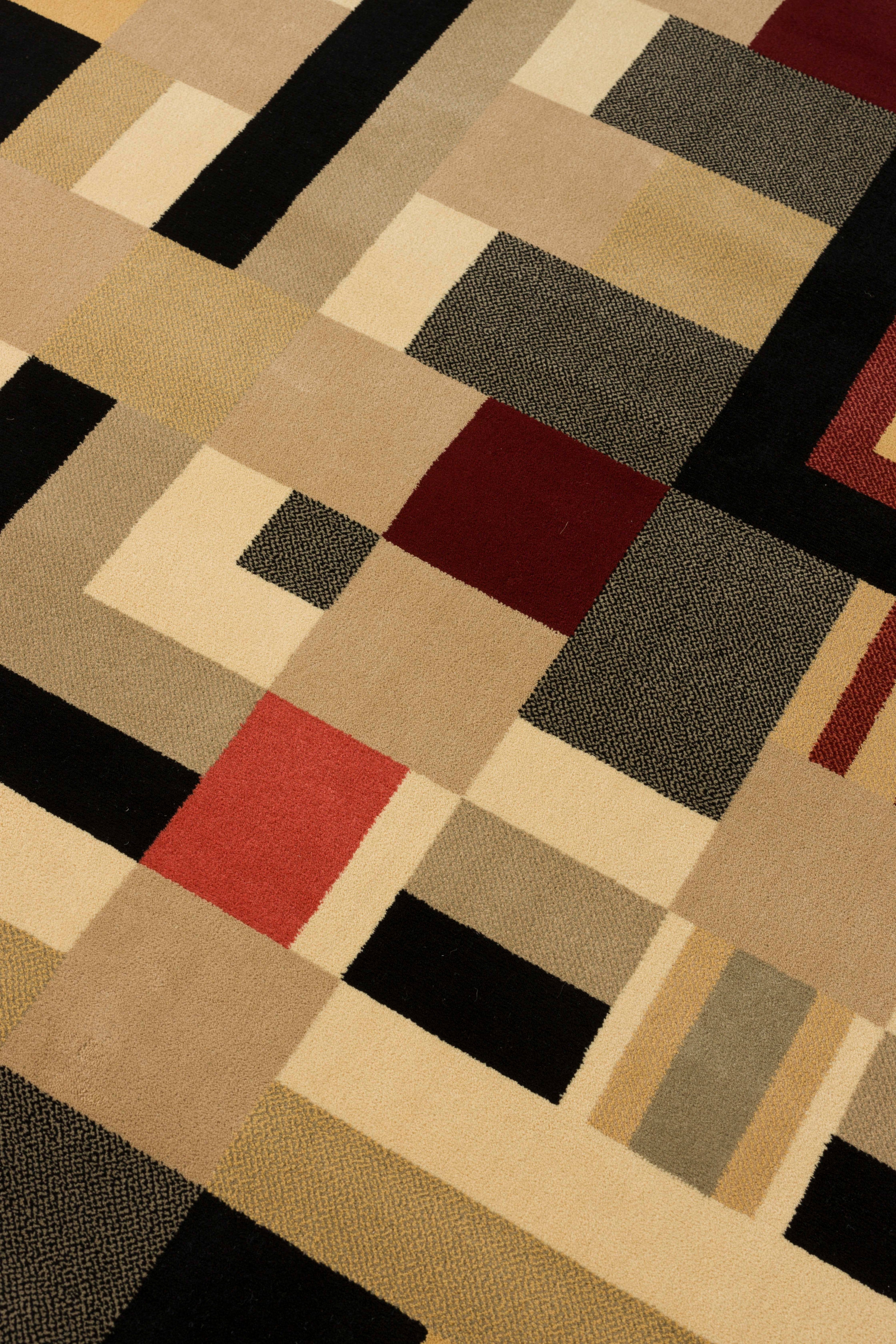 Urban Maze Rug Dark Beige