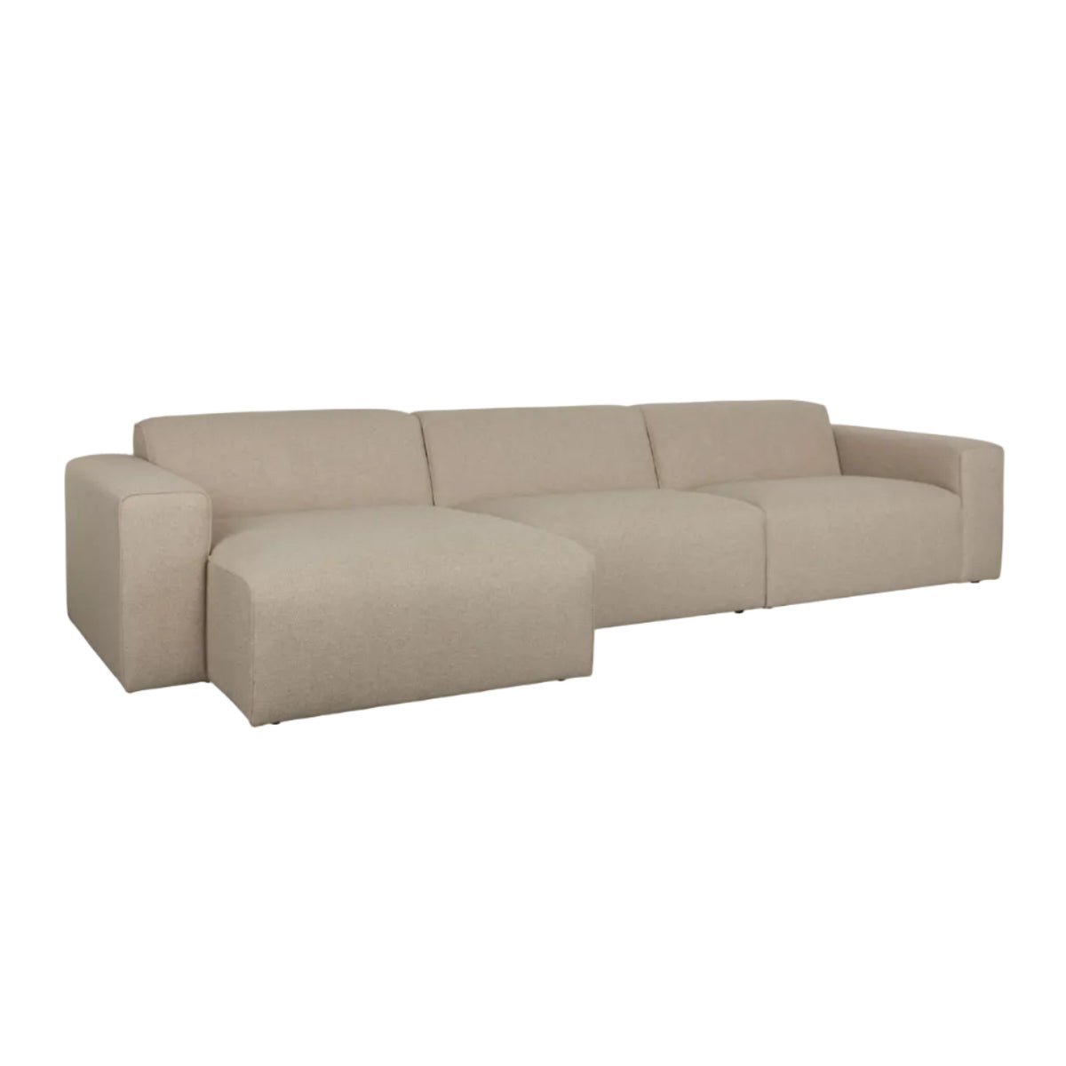 Sofa 4,5-osobowa MILKA cappuccino lewostronny – ujęcie 2