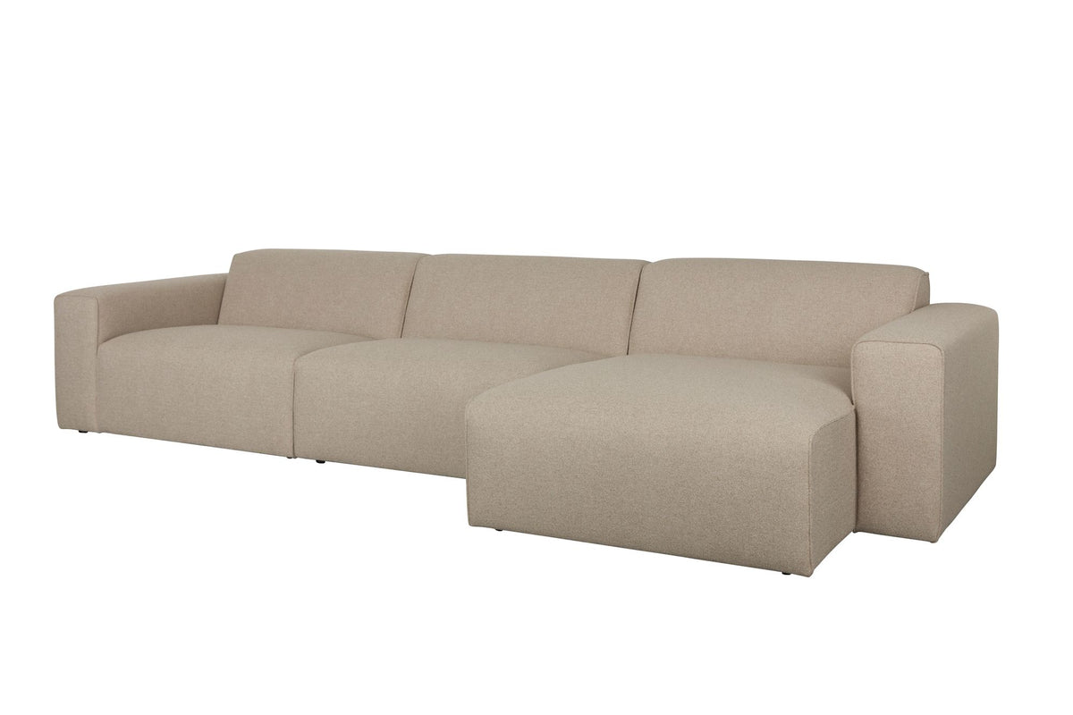 Sofa 4,5-osobowa MILKA cappuccino prawostronny – ujęcie 2