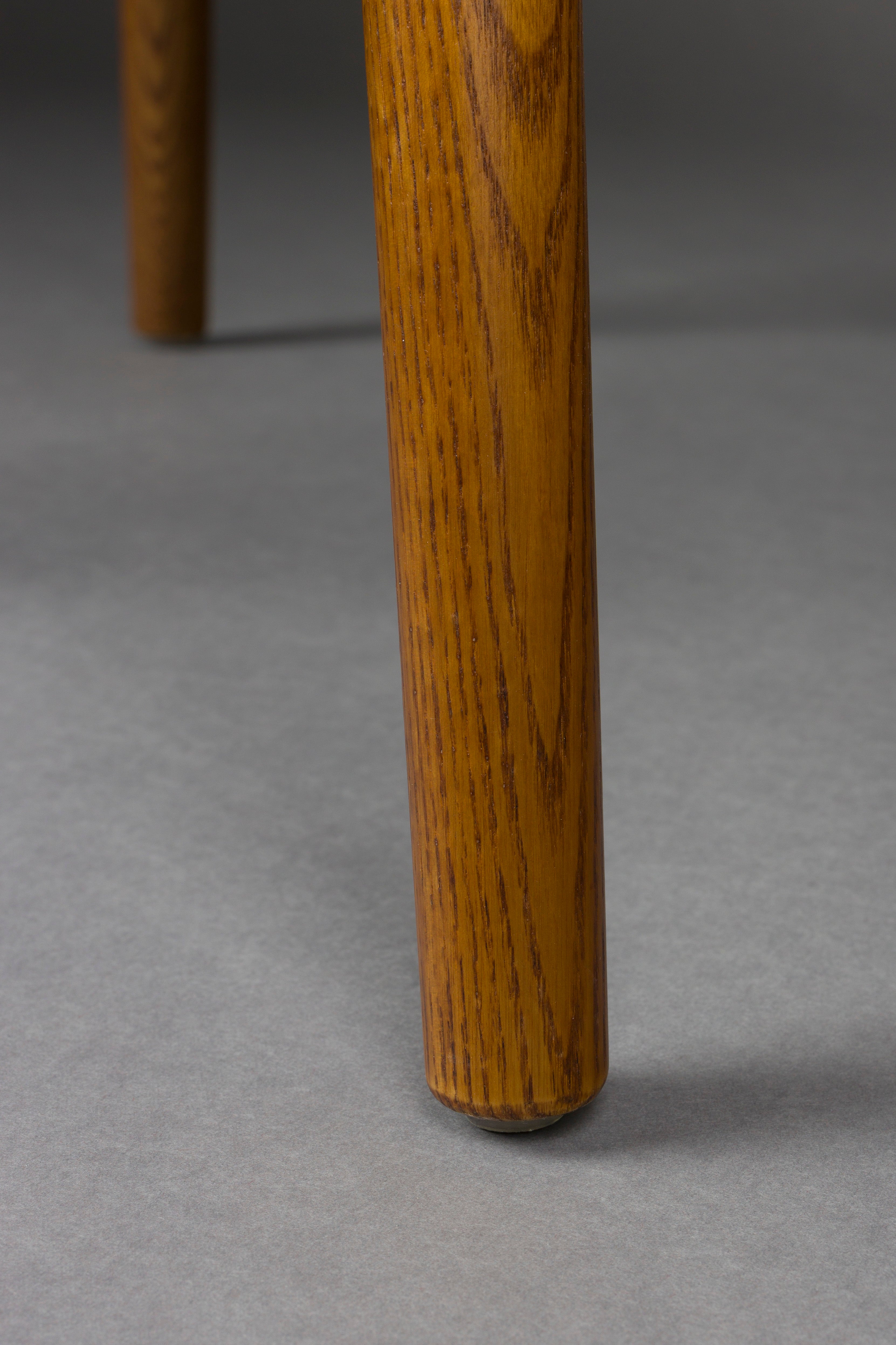 Stuhl TAYLOR grün mit Holzgestell