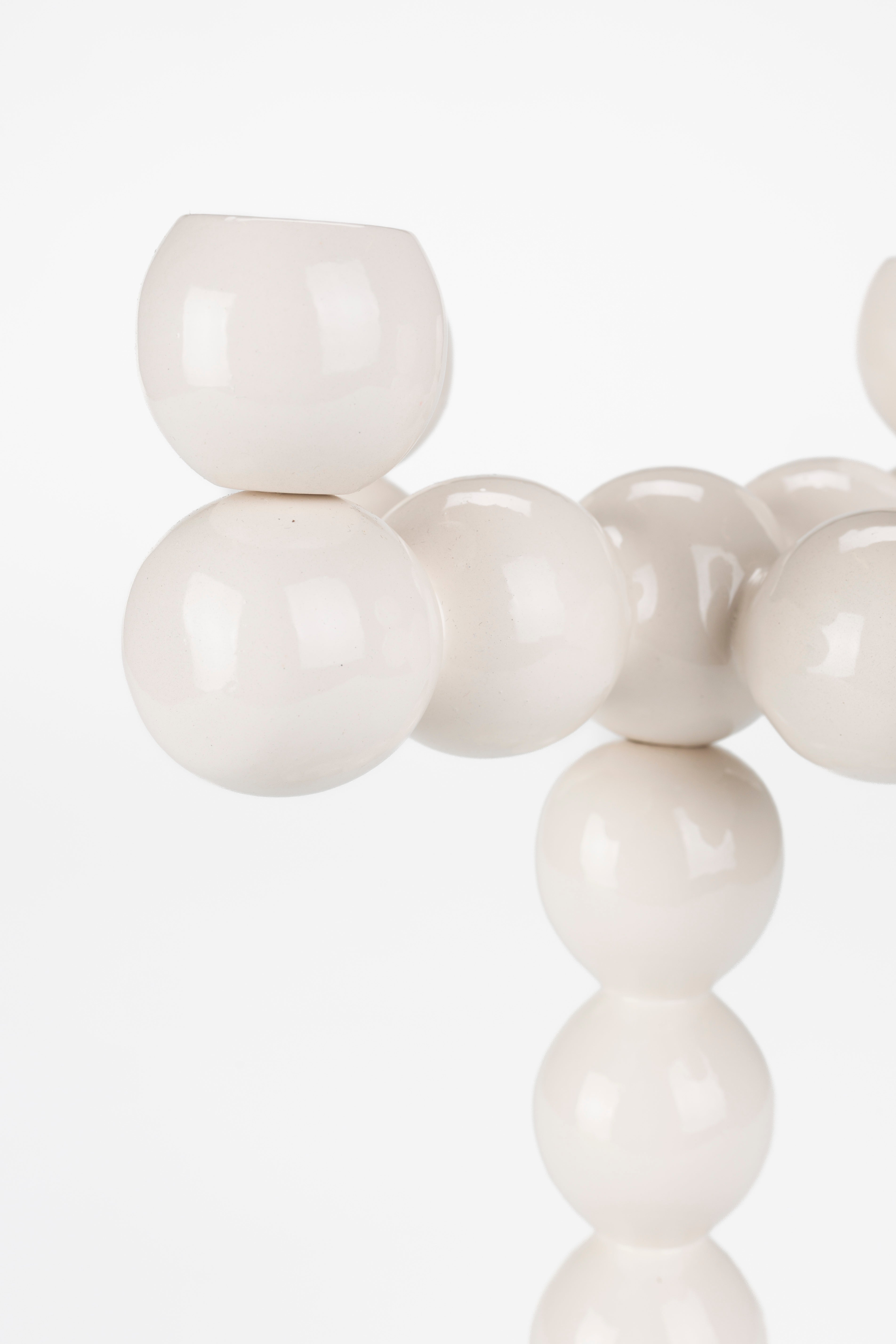 Kerzenhalter BUBBLES FOUR beige