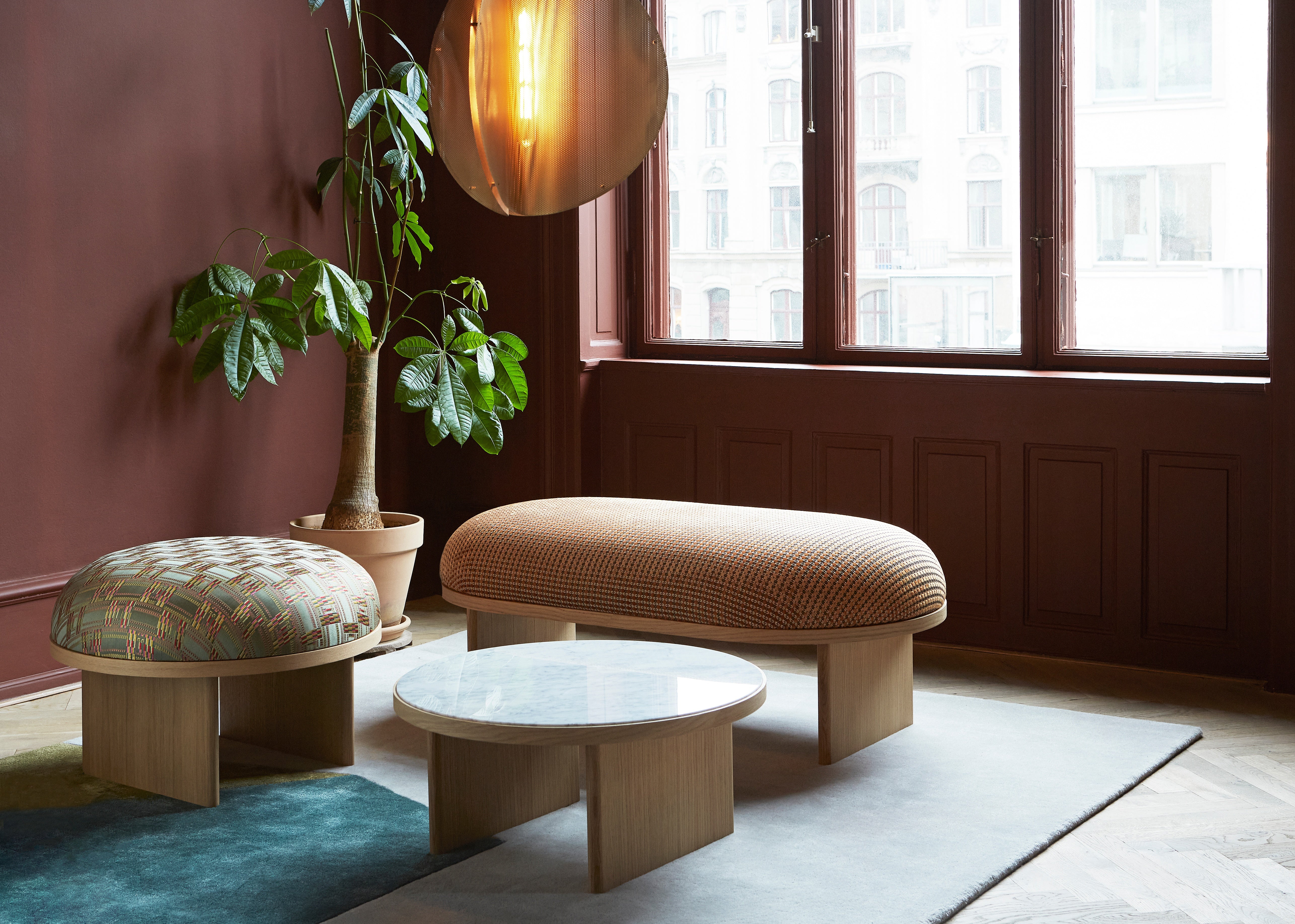 Pendelleuchte PROXIMA messing