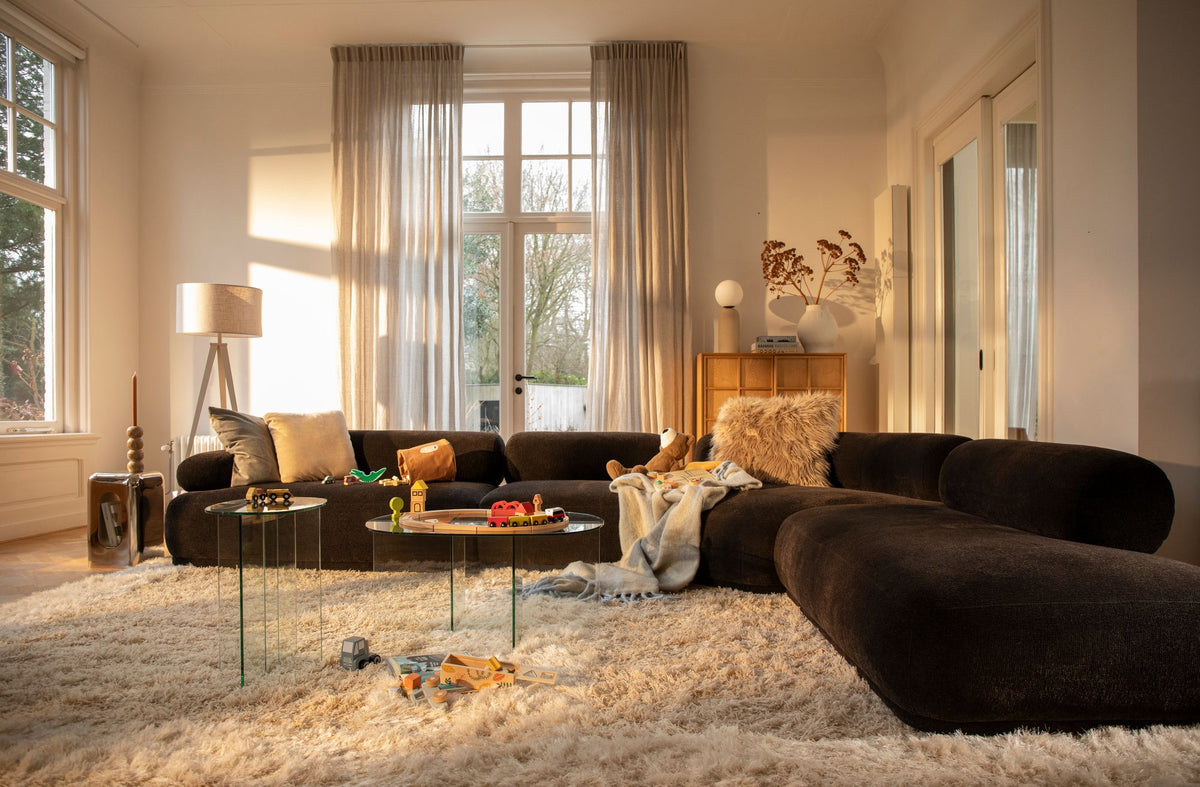 Ecksofa für 7,5 Personen links REMBRANDT beige