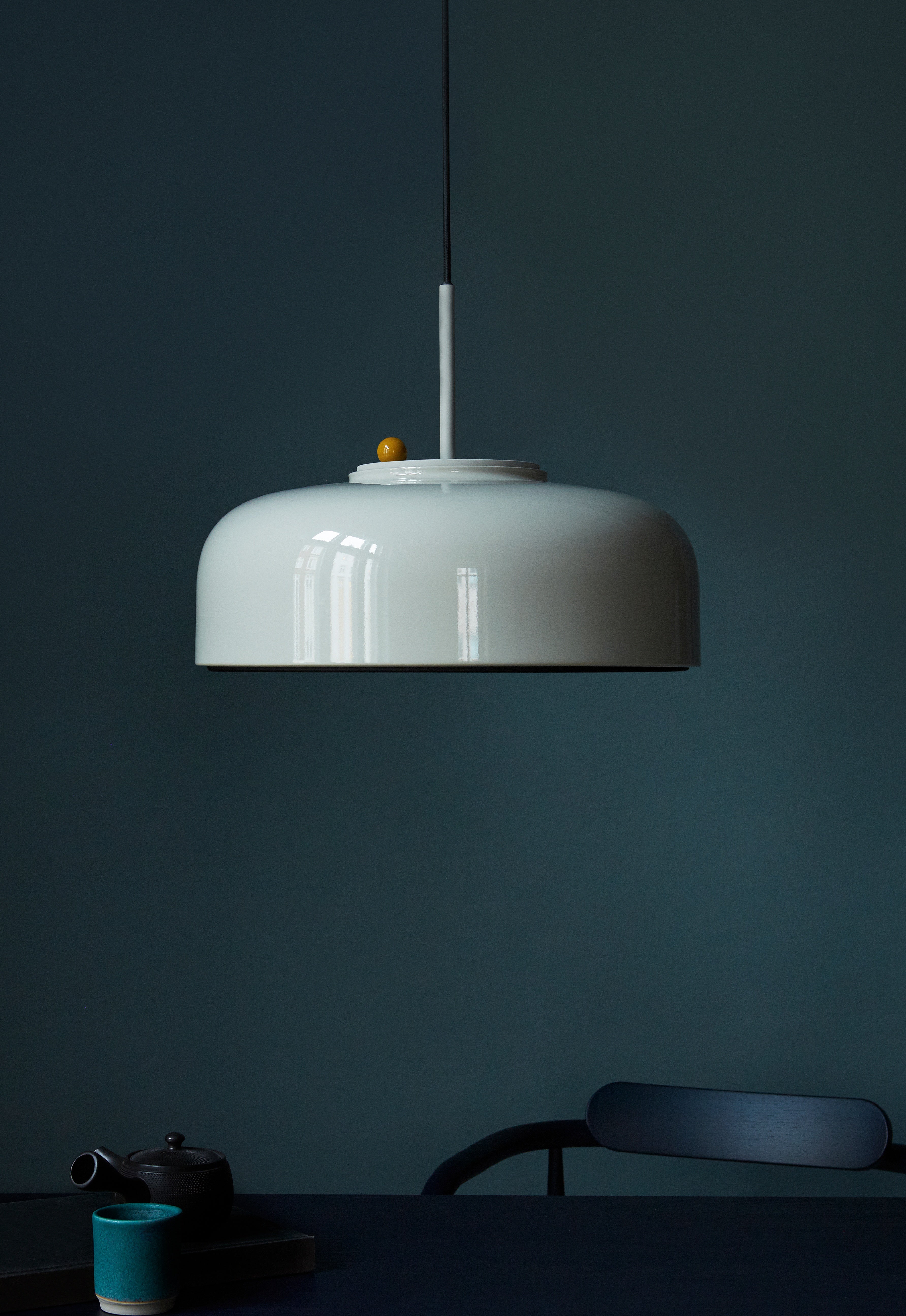 PODGY white pendant lamp