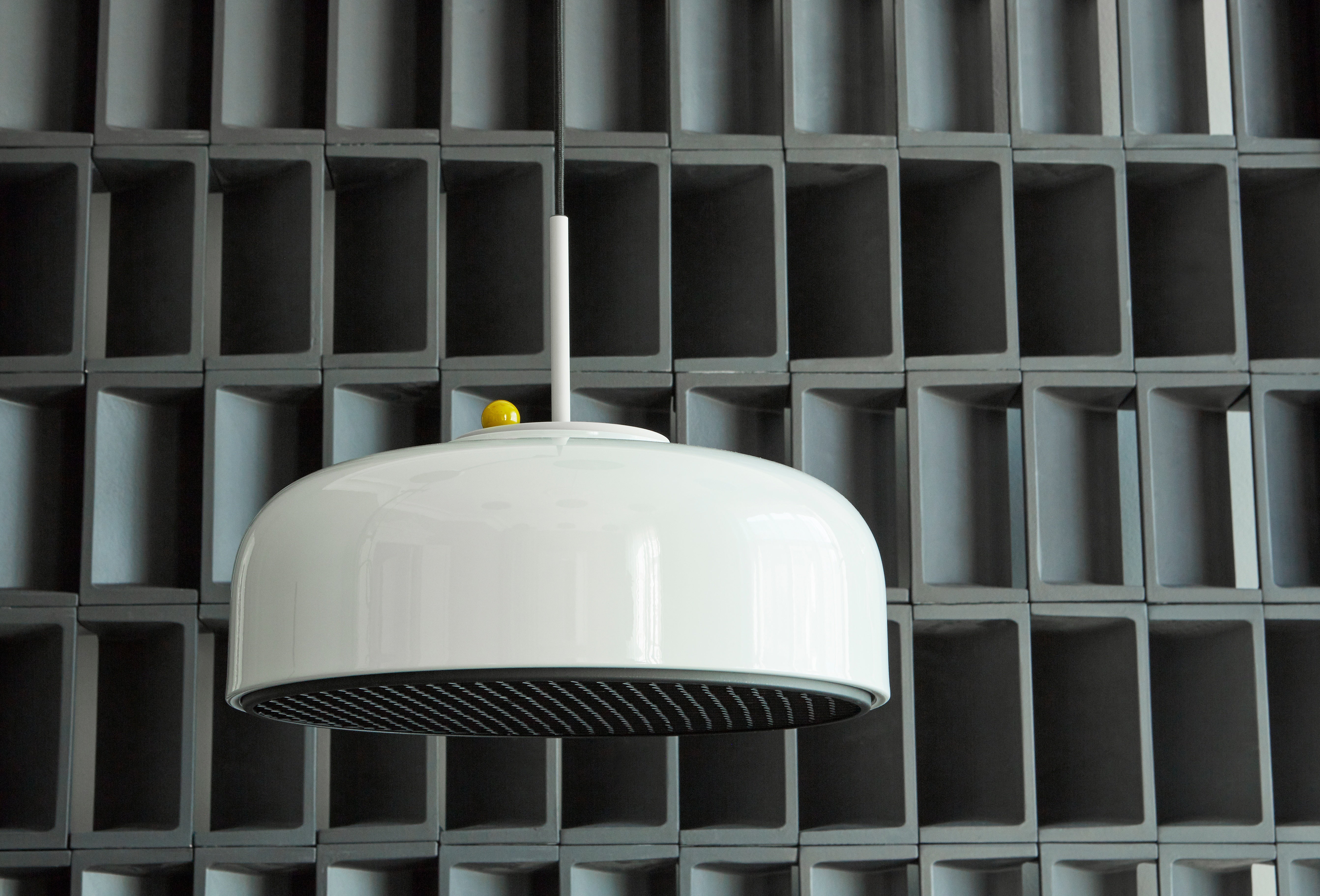 PODGY white pendant lamp