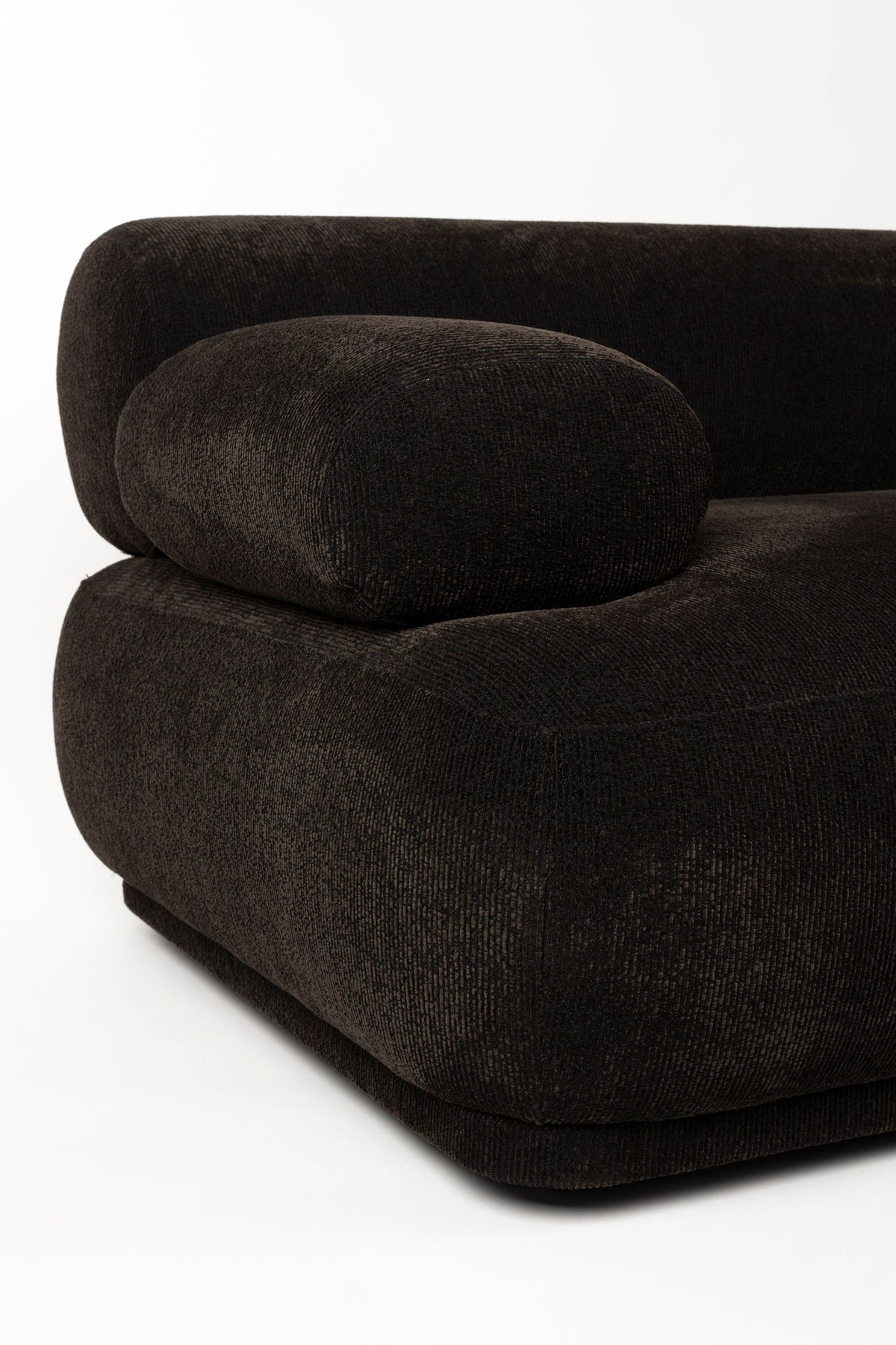 Sofa 4,5-osobowa REMBRANDT ciemnobrązowy prawostronny – ujęcie 3