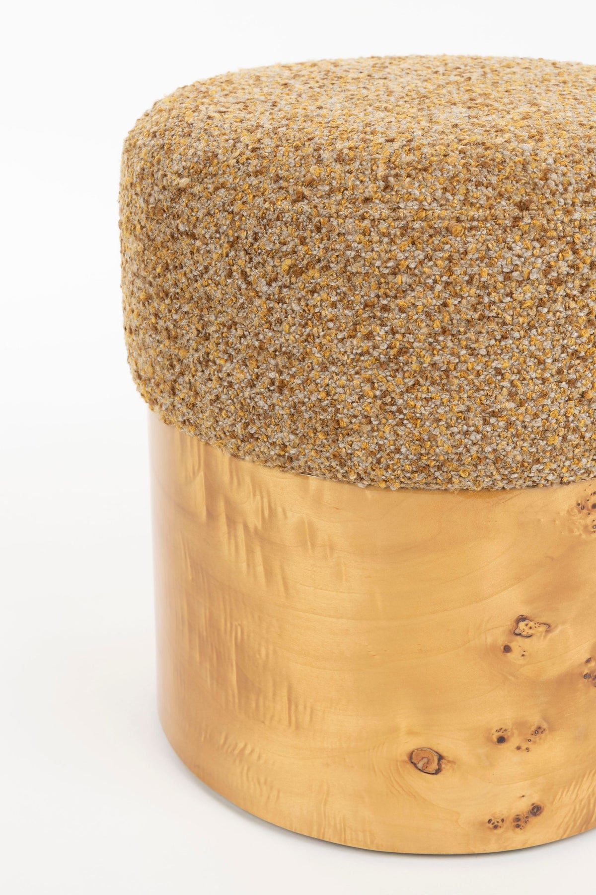 Stołek BURLIN brązowy – ujęcie 2