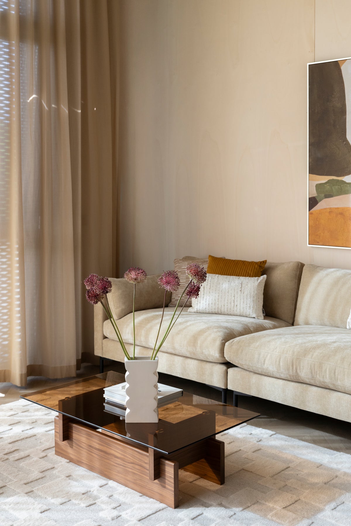 Sofa 3-Sitzer SUMMER dunkelbraun