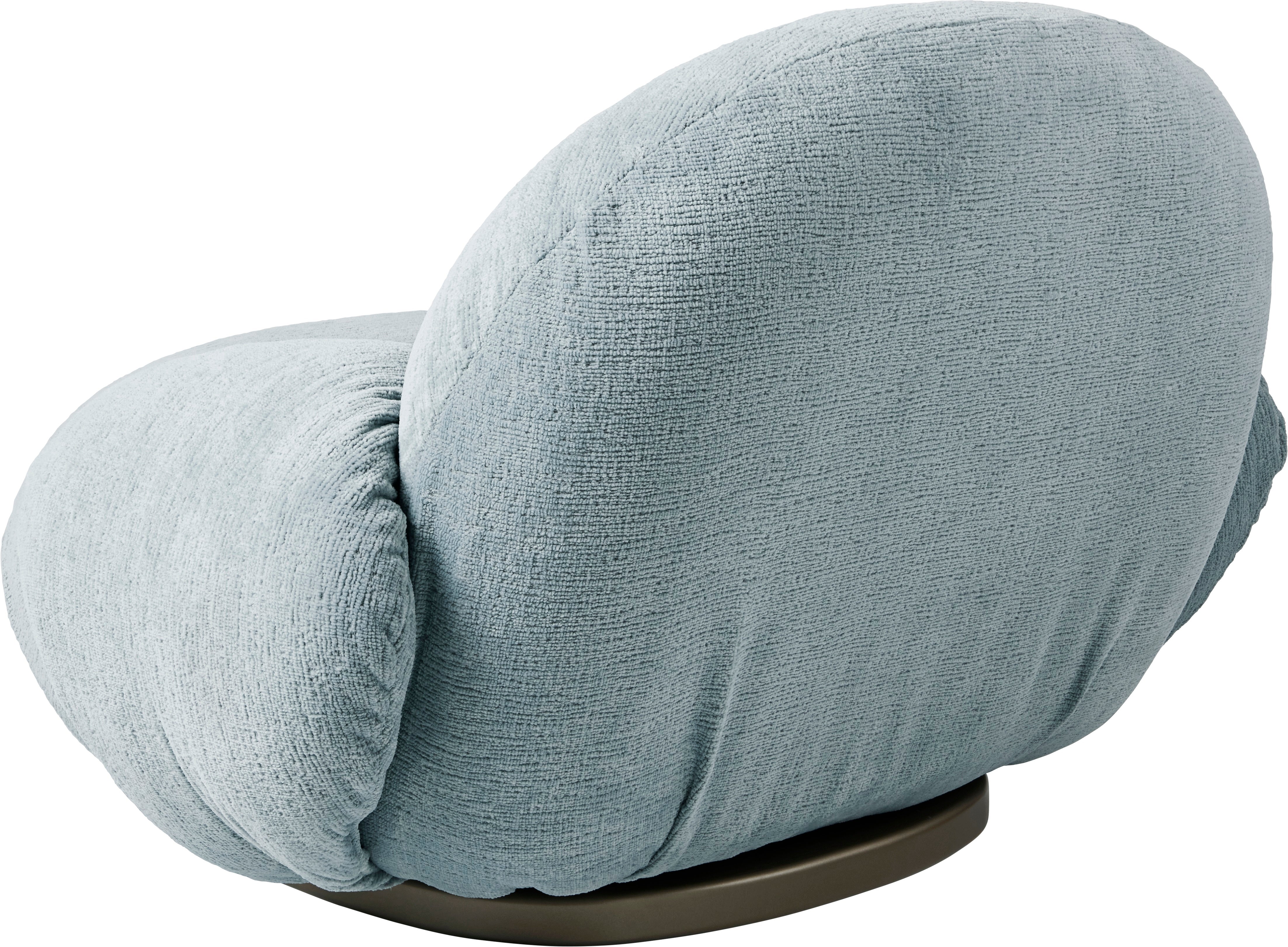 PACHA Armchair with Armrests Upholstered with Black Base