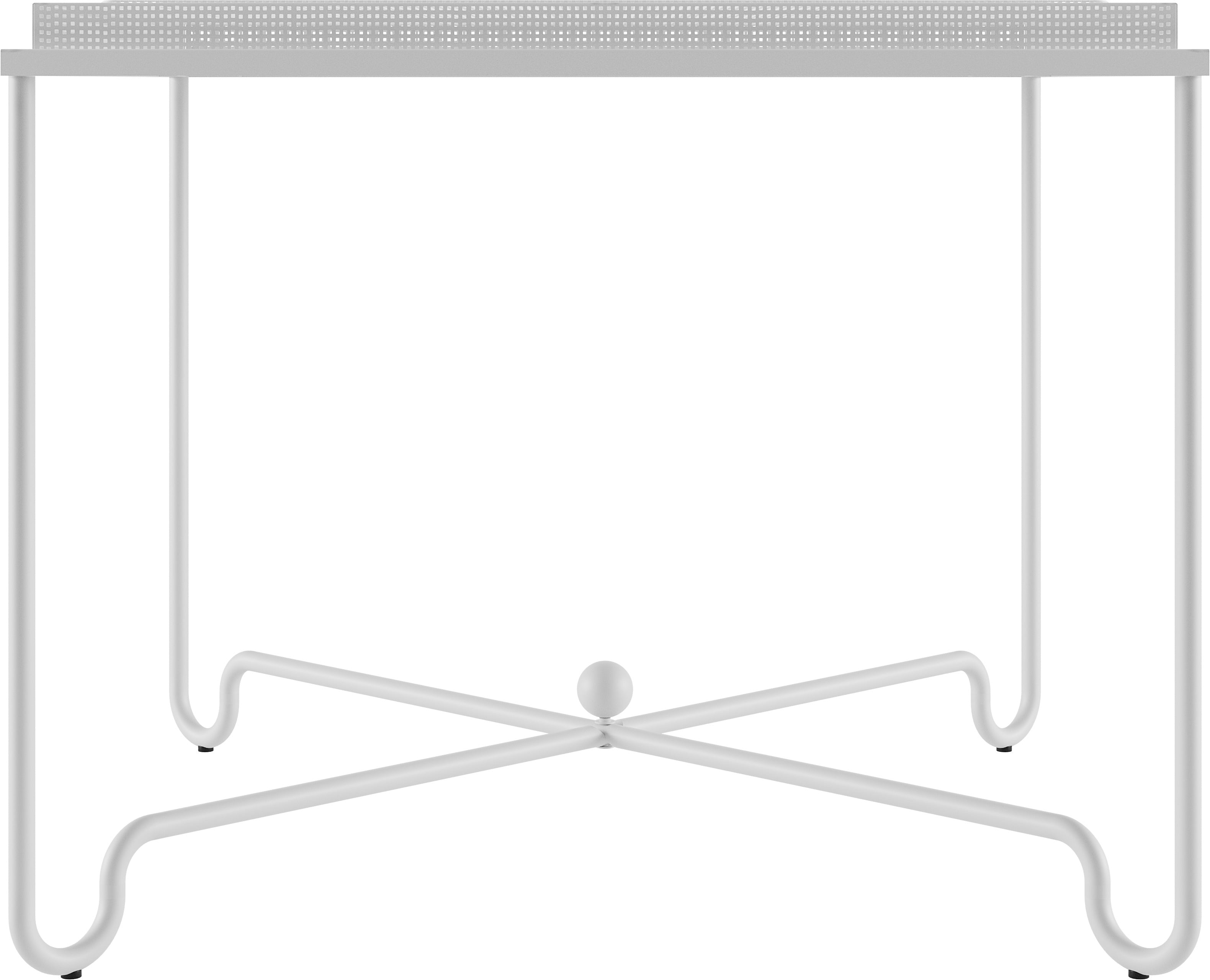 TROPIQUE garden table white steel