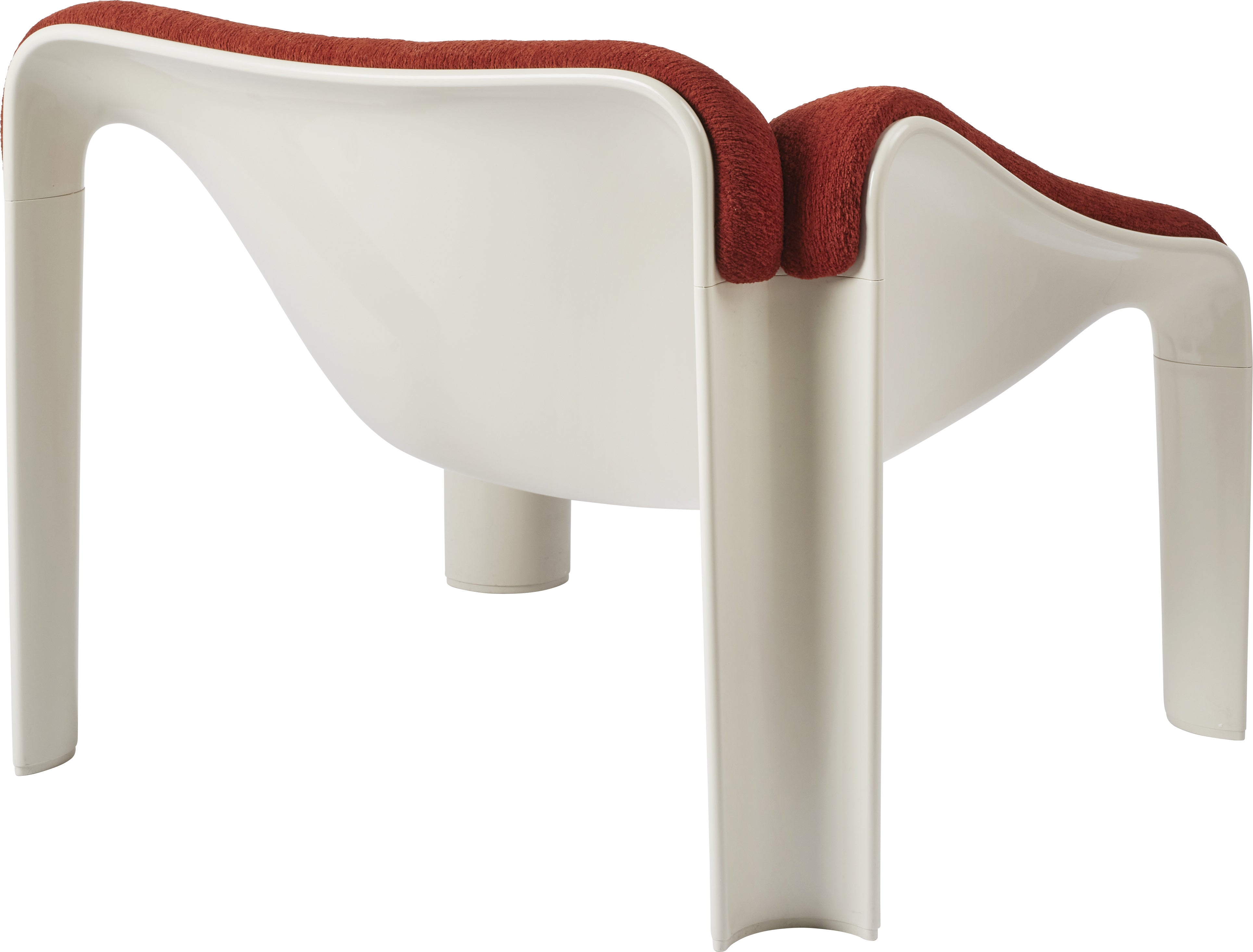 F300 Armchair Red with White Base [Amelia Revised]