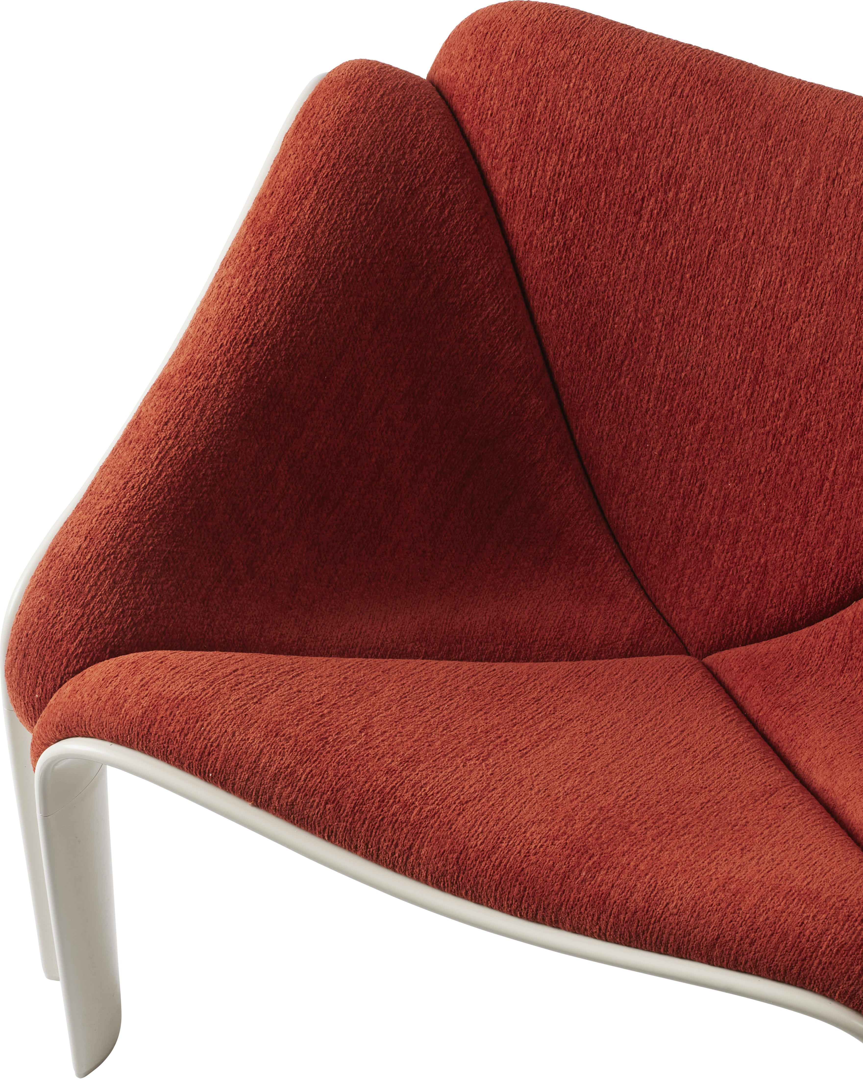 F300 Armchair Red with White Base [Amelia Revised]