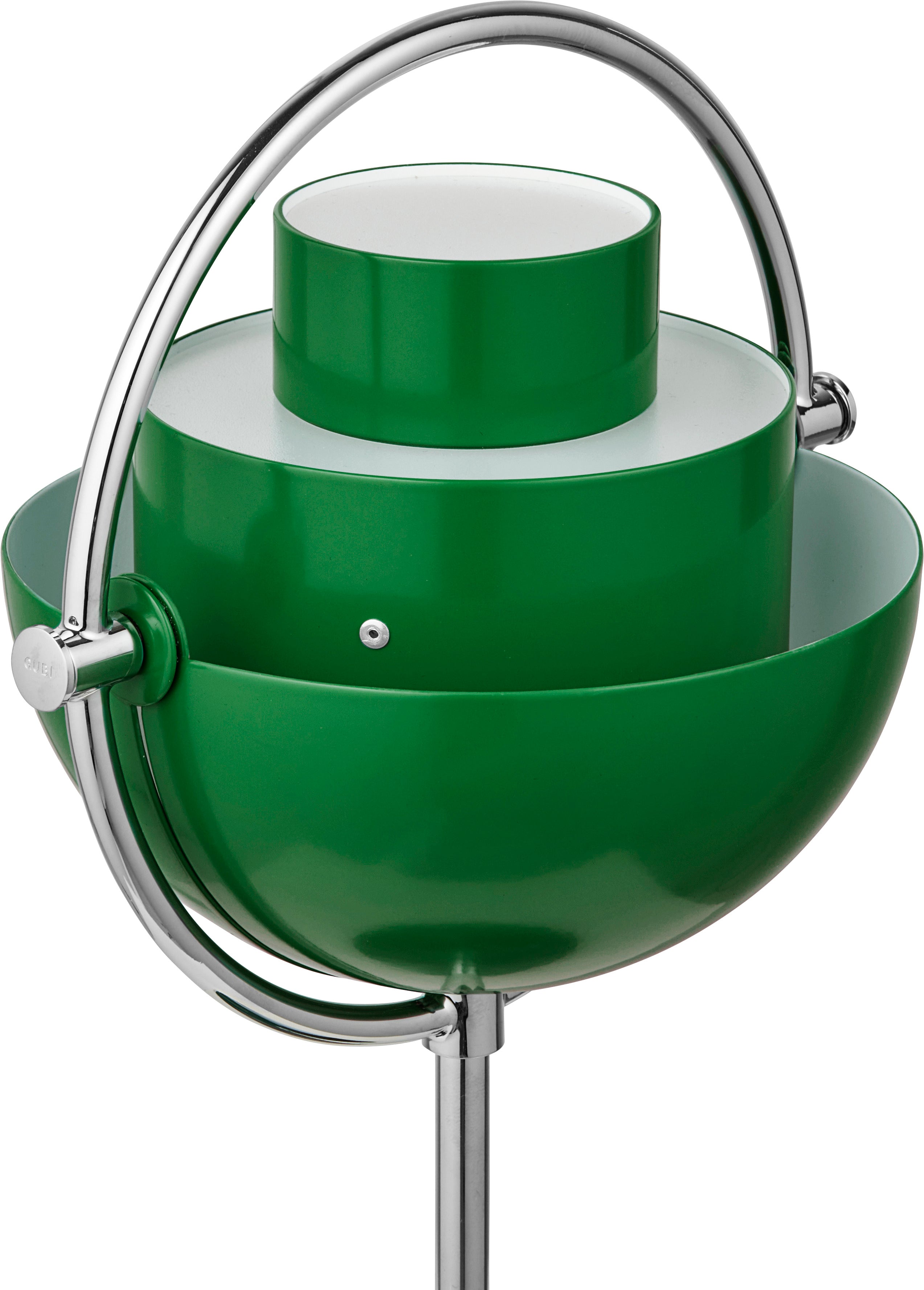 Portable lamp MULTI-LITE green with chrome base