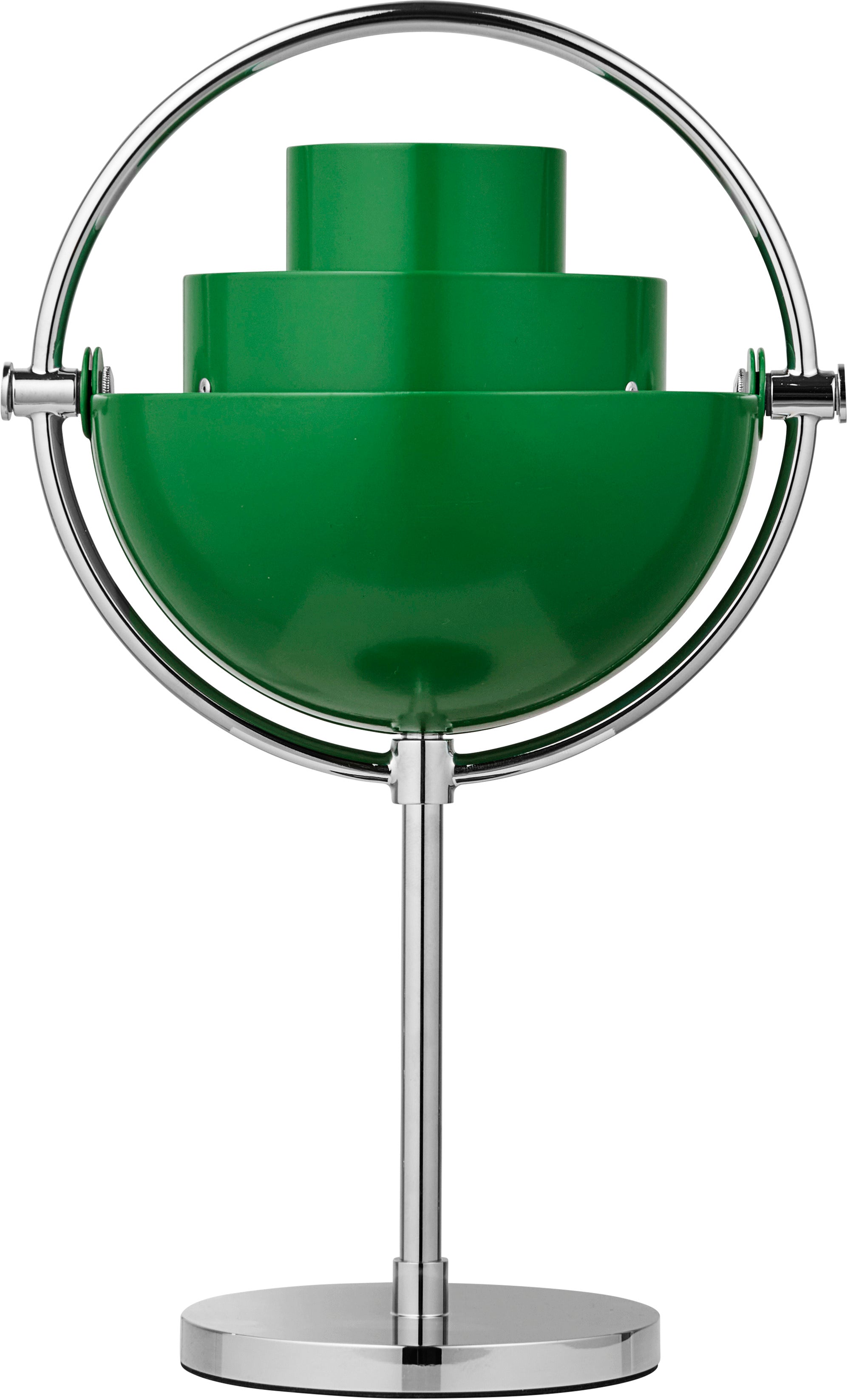 Portable lamp MULTI-LITE green with chrome base