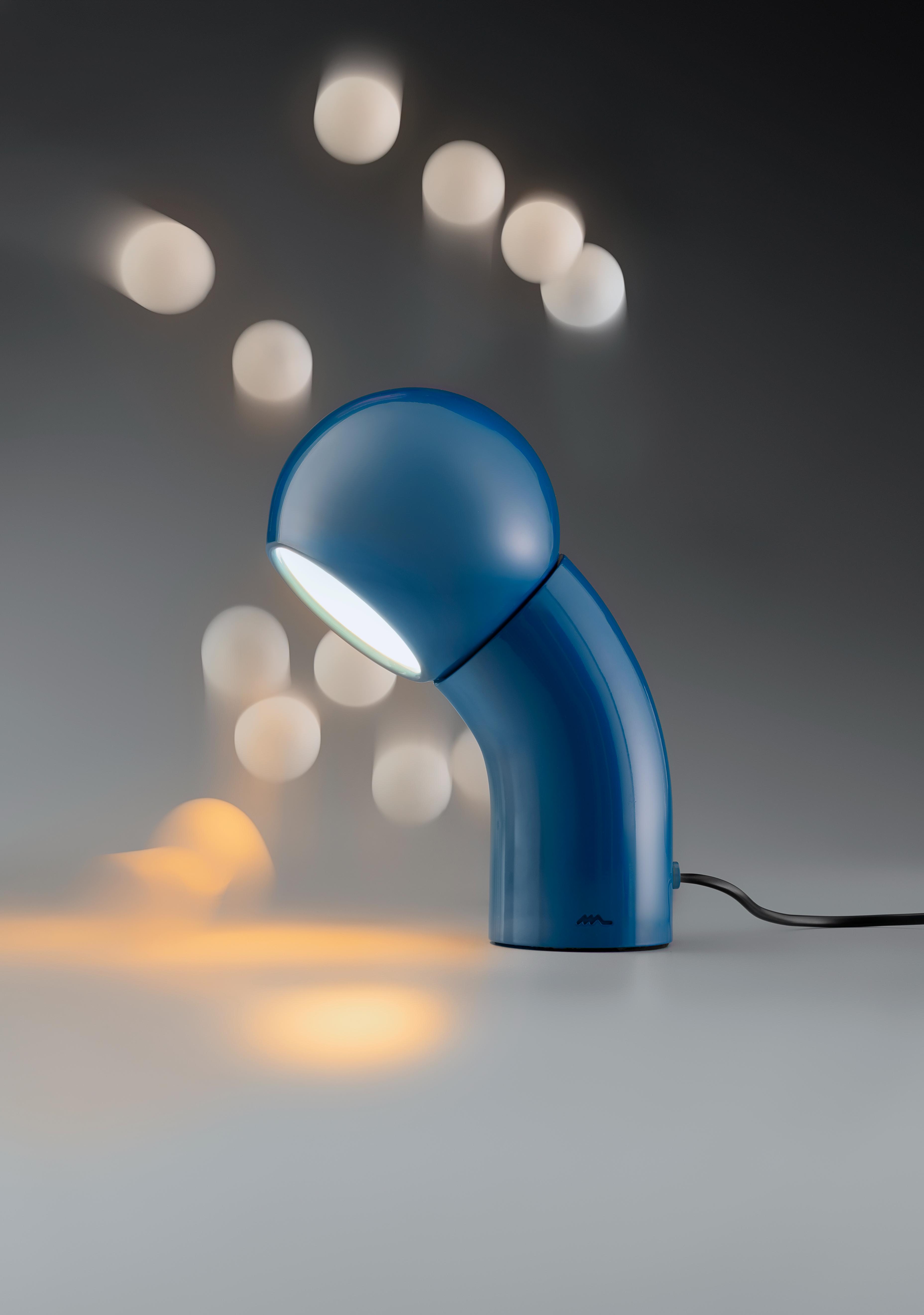 Lampa stołowa PALLINO połyskujący biały