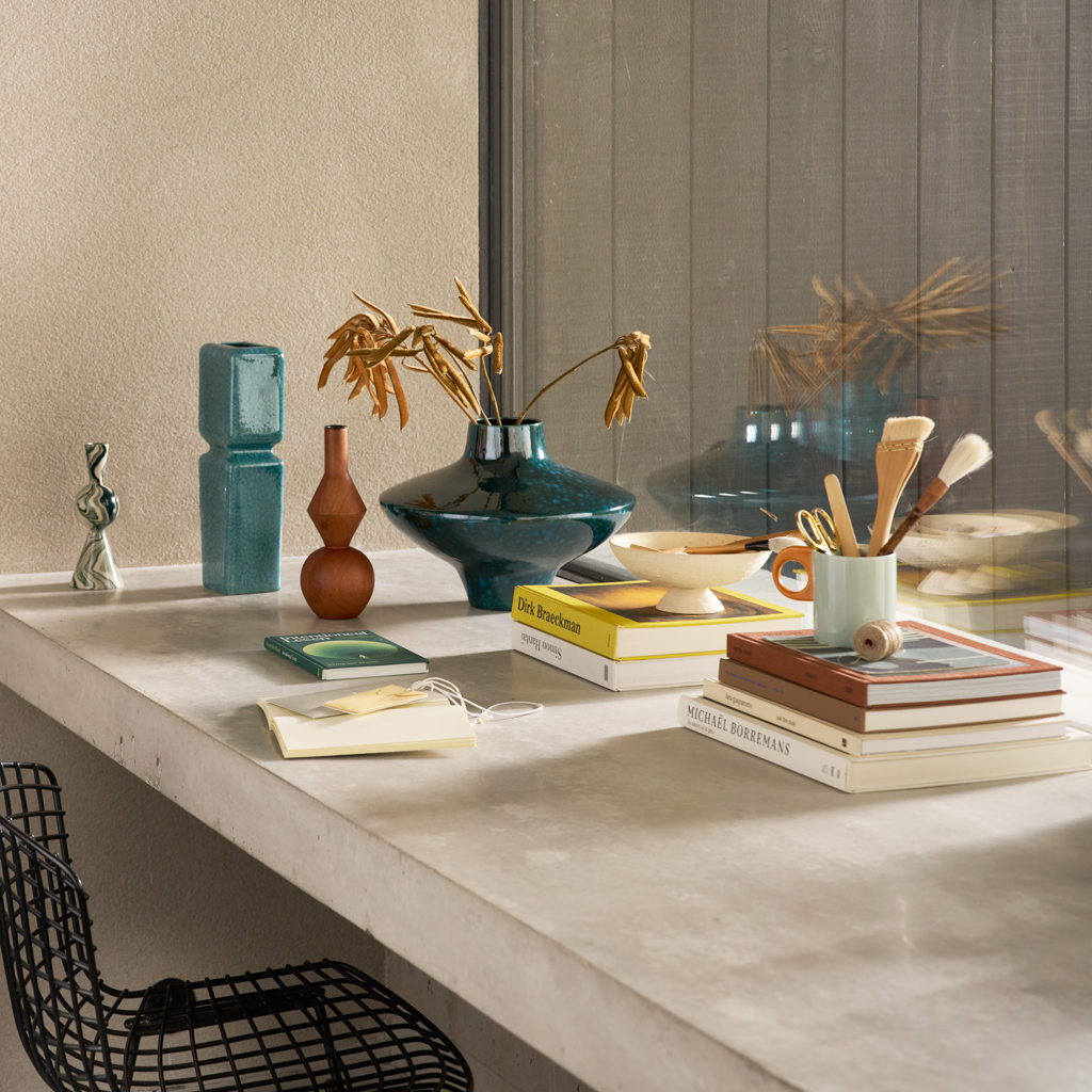 Wazon ANDERS blaue Keramik