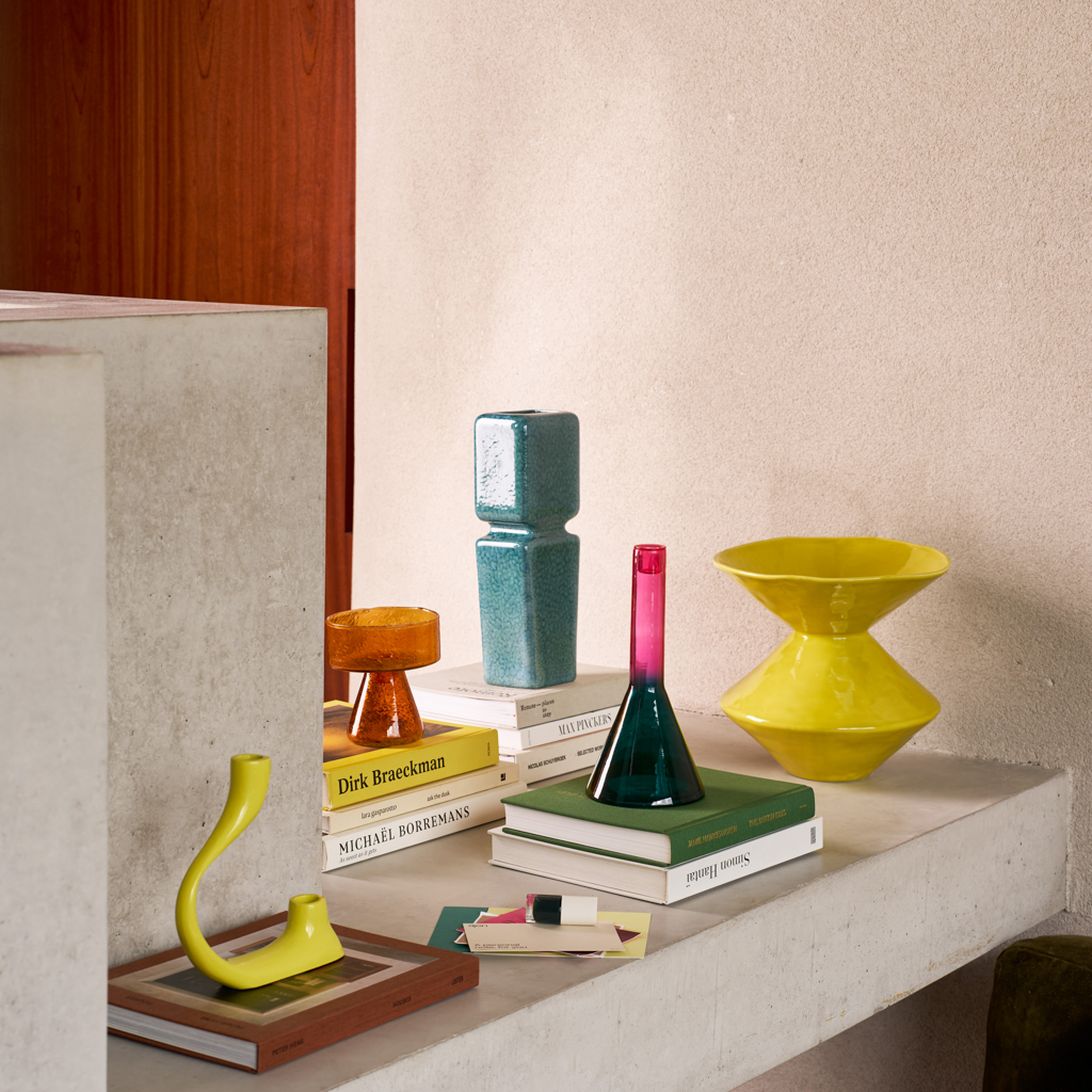 Kerzenhalter AILA limettengrün