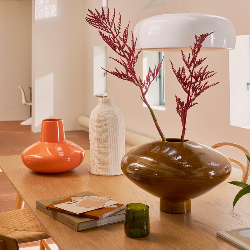 Ceramic Vase SALIX Orange