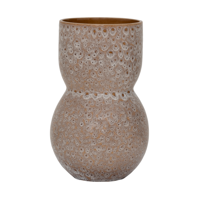 Vase aus Keramik NOAN braun
