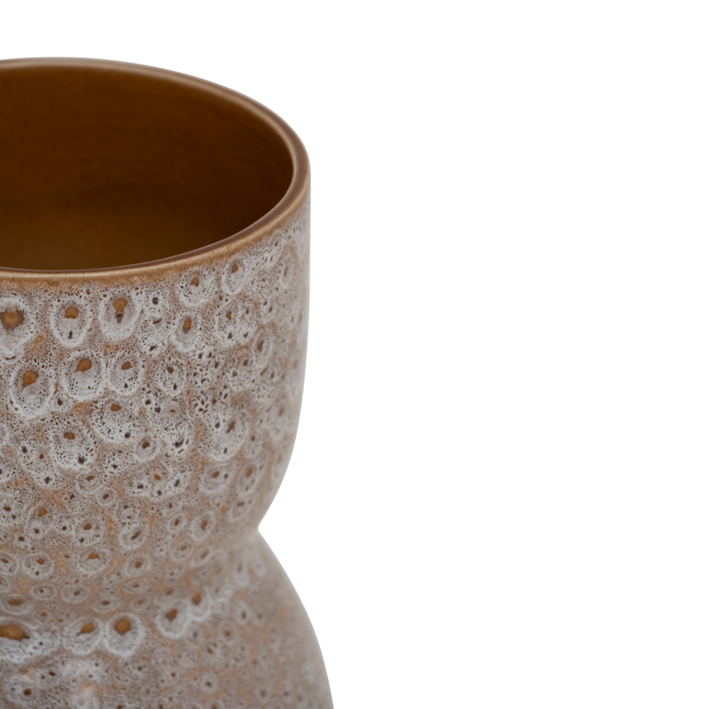 Vase aus Keramik NOAN braun