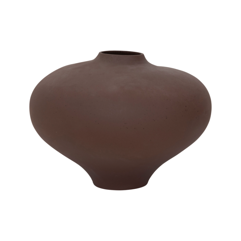 Wazon ceramiczny NOMSA brązowy – Urban Nature Culture
