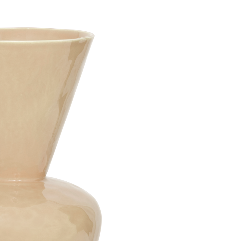Wazon ceramiczny LANGA beżowy – Urban Nature Culture