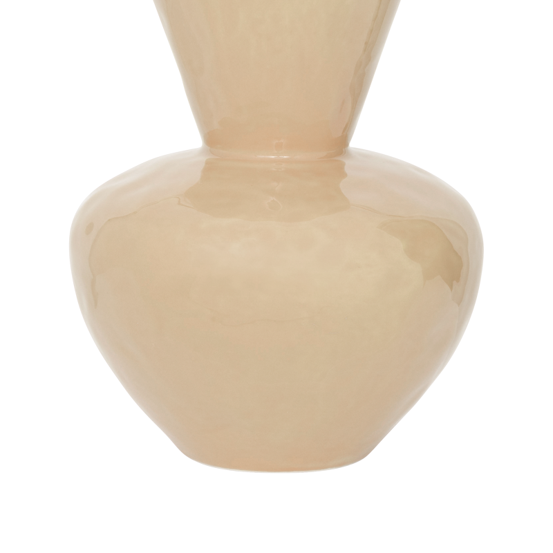 Wazon ceramiczny LANGA beżowy – Urban Nature Culture