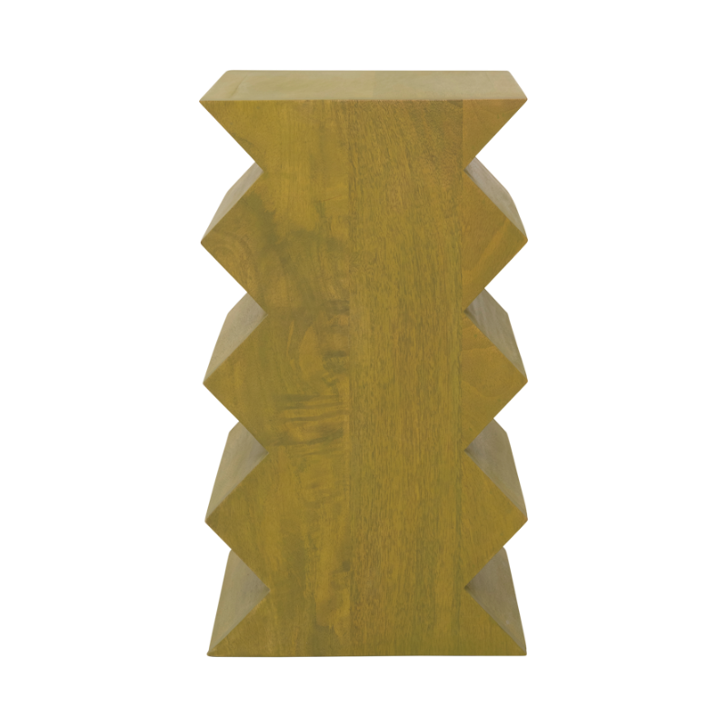 Stolik boczny SEBA zielone drewno mango – Urban Nature Culture