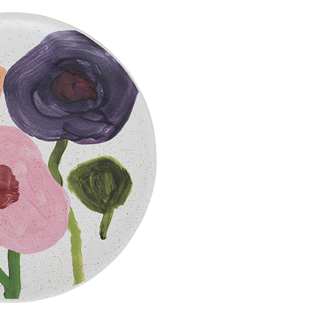 Talerz ceramiczny HANAKO motyw roślinny – Urban Nature Culture