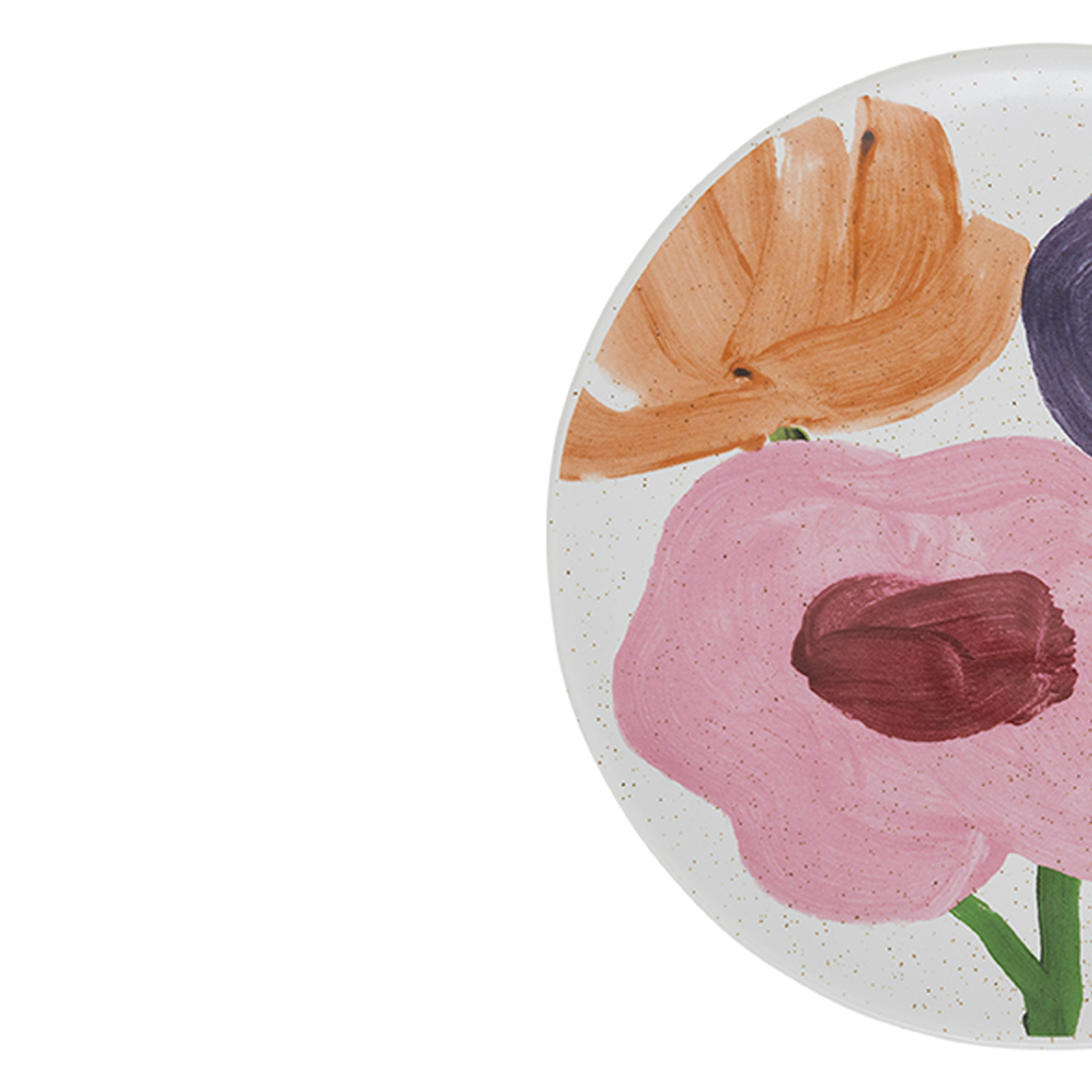 Talerz ceramiczny HANAKO motyw roślinny – Urban Nature Culture