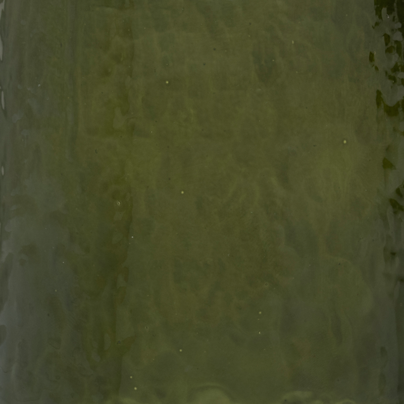 Kanne HAMMERED grünes Glas