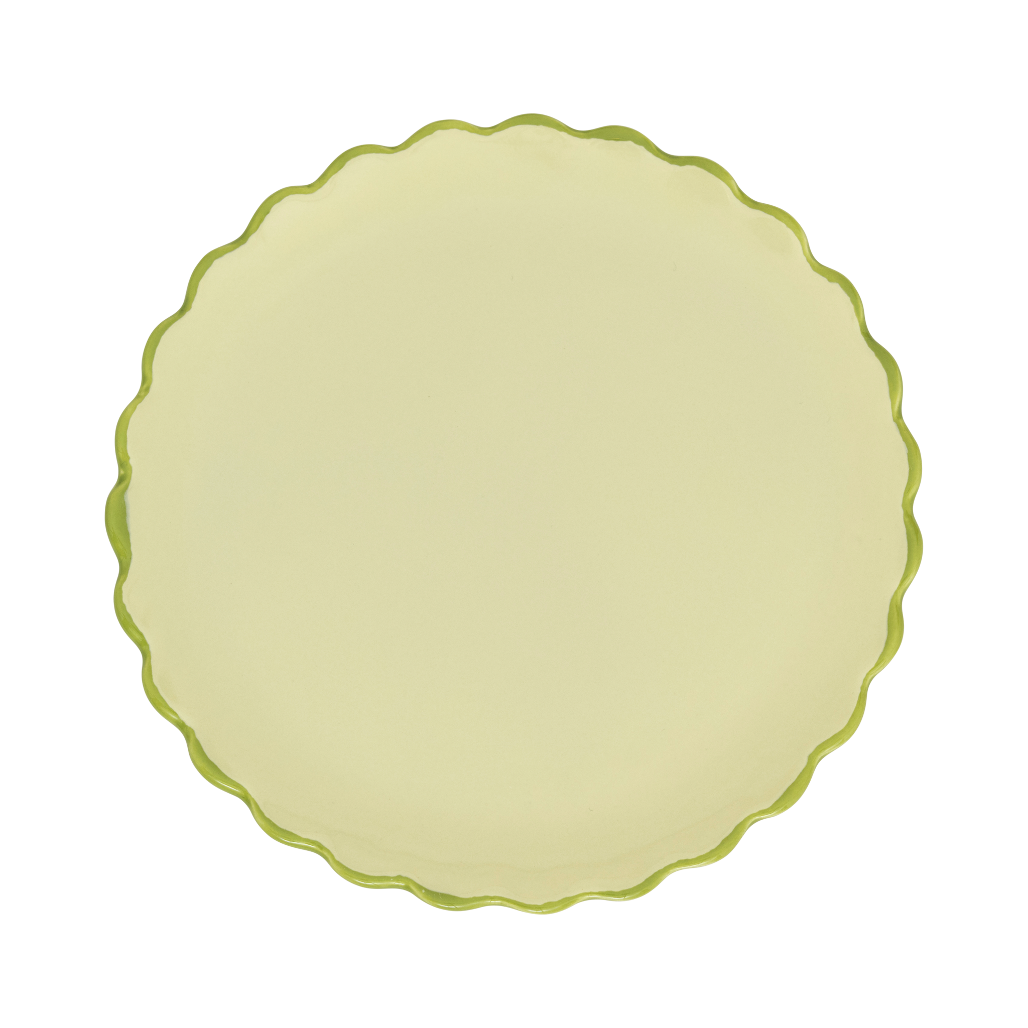 Dessertteller GOOD MORNING grüne Keramik