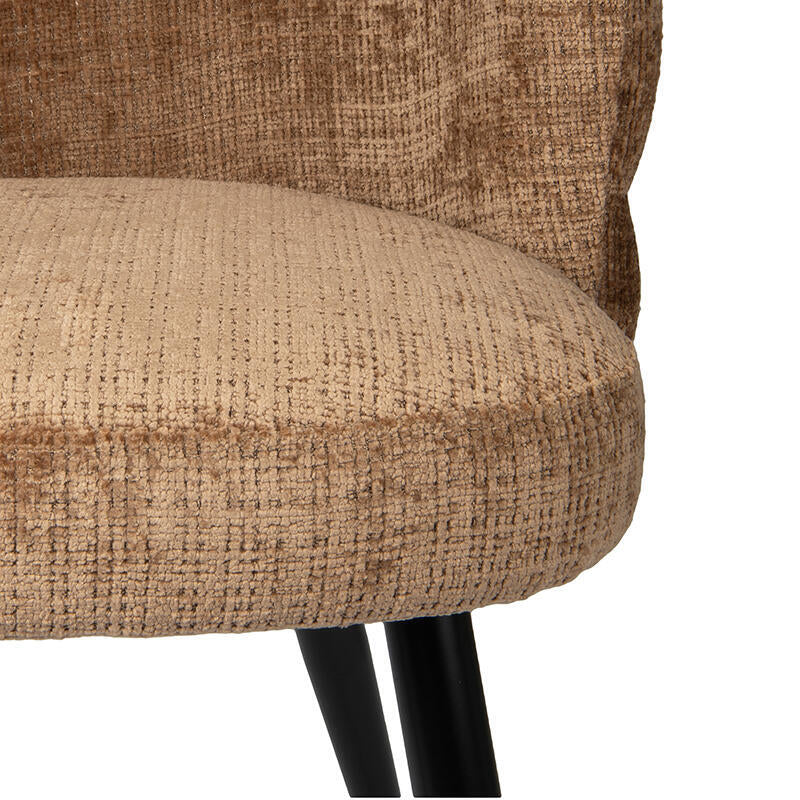 CLOUD Chair in Caramel with Black Base