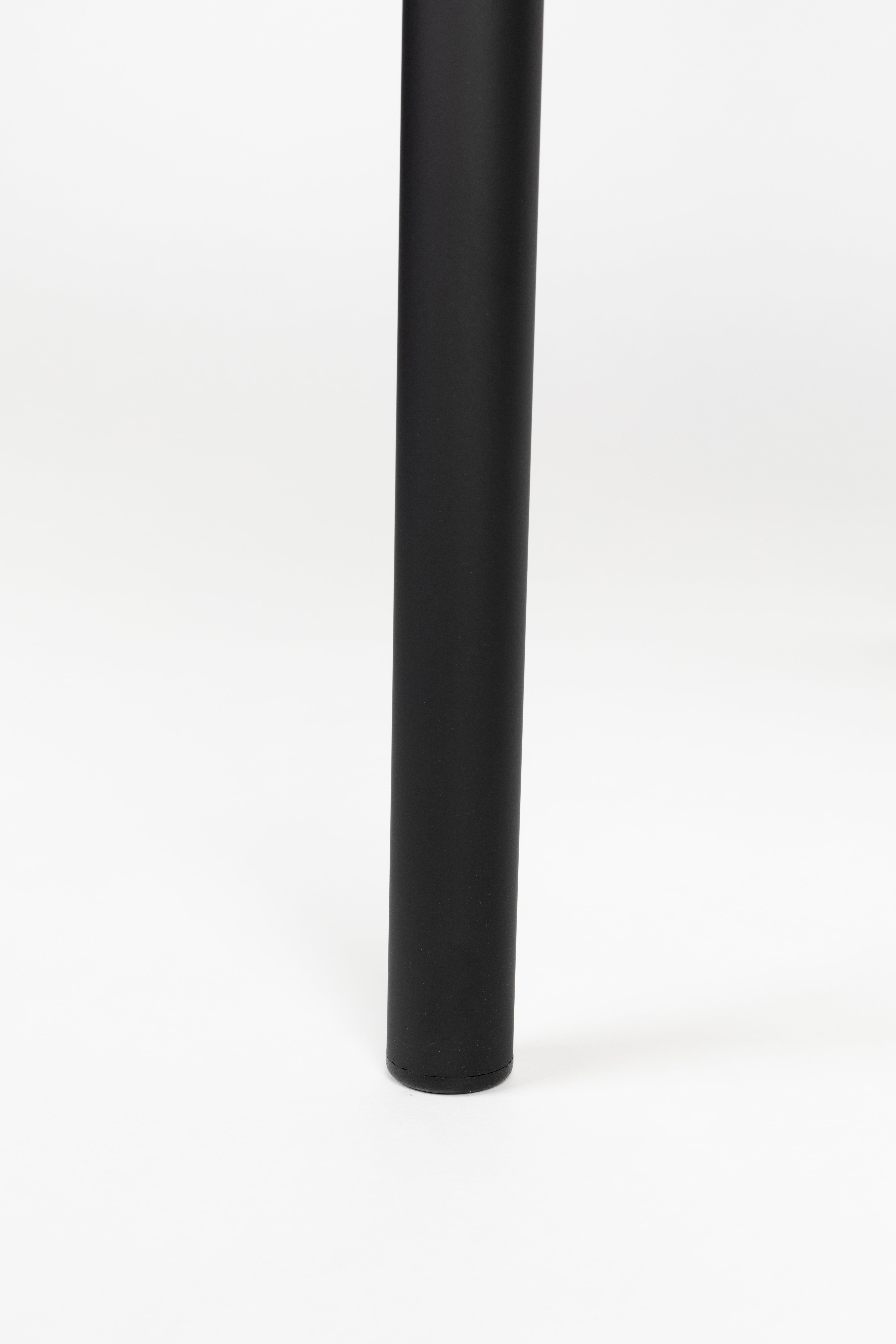 Sanne brown chair with a black base