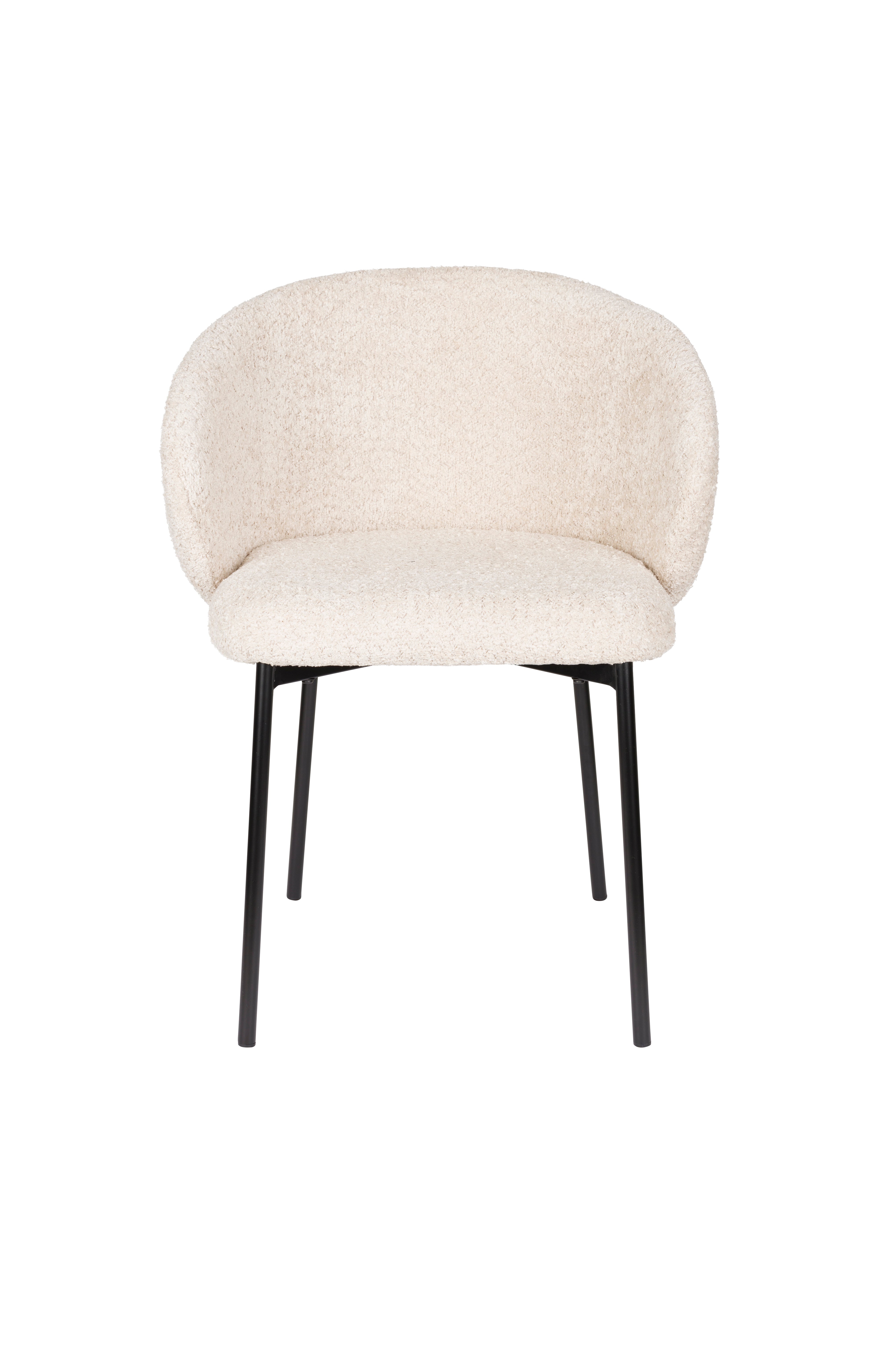 AYLE Chair white with black base