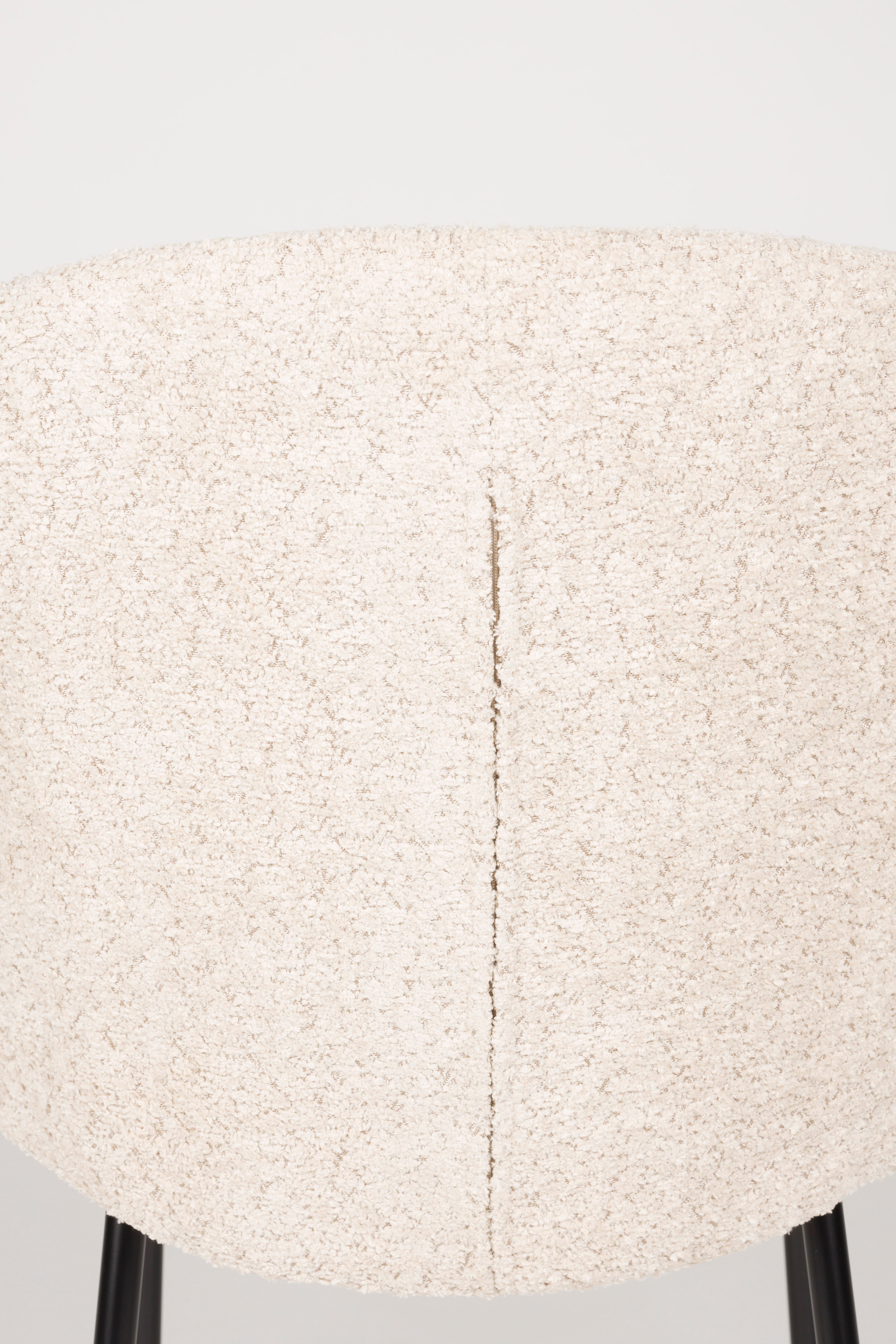 AYLE Chair white with black base