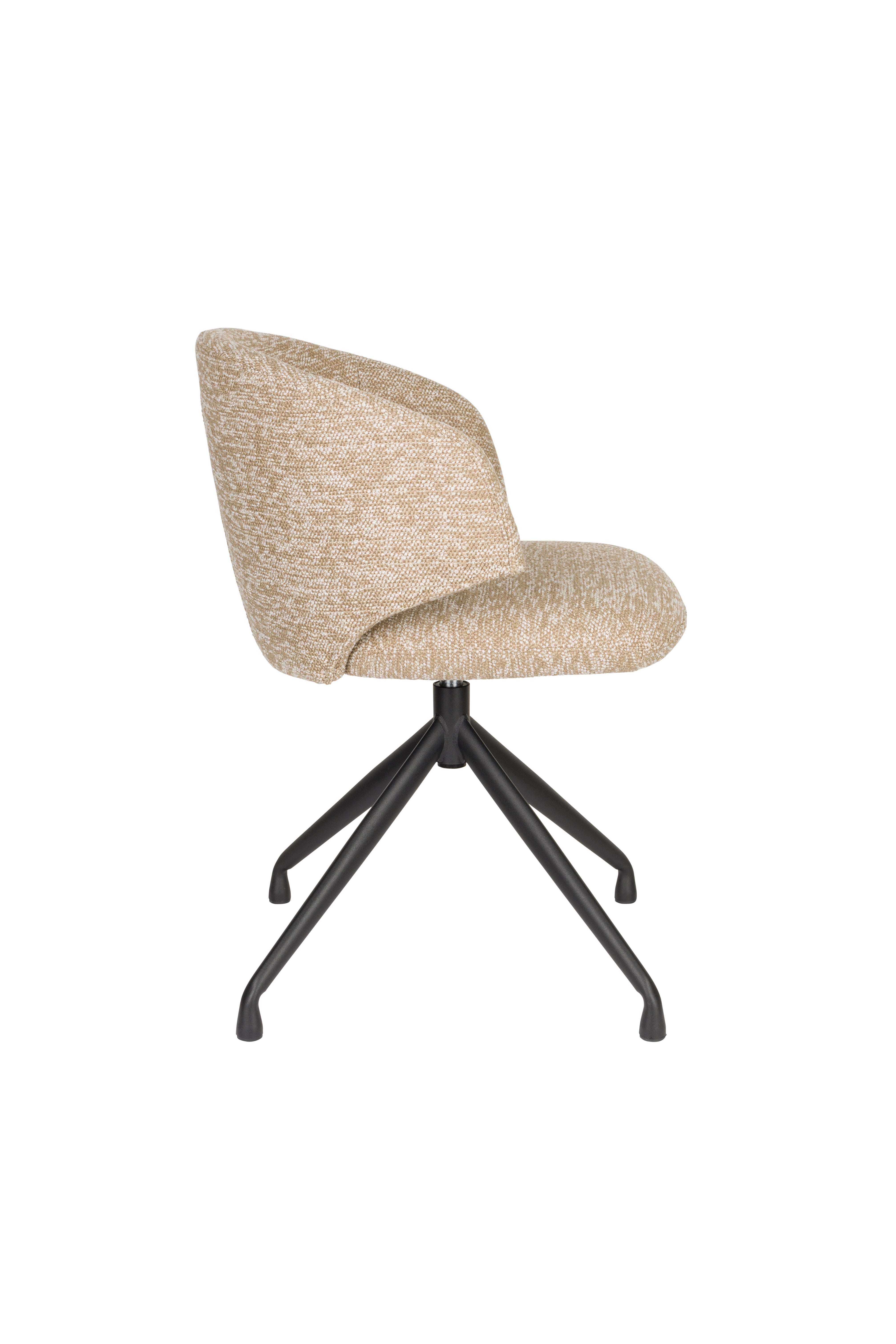 BALADO swivel chair brown with black base